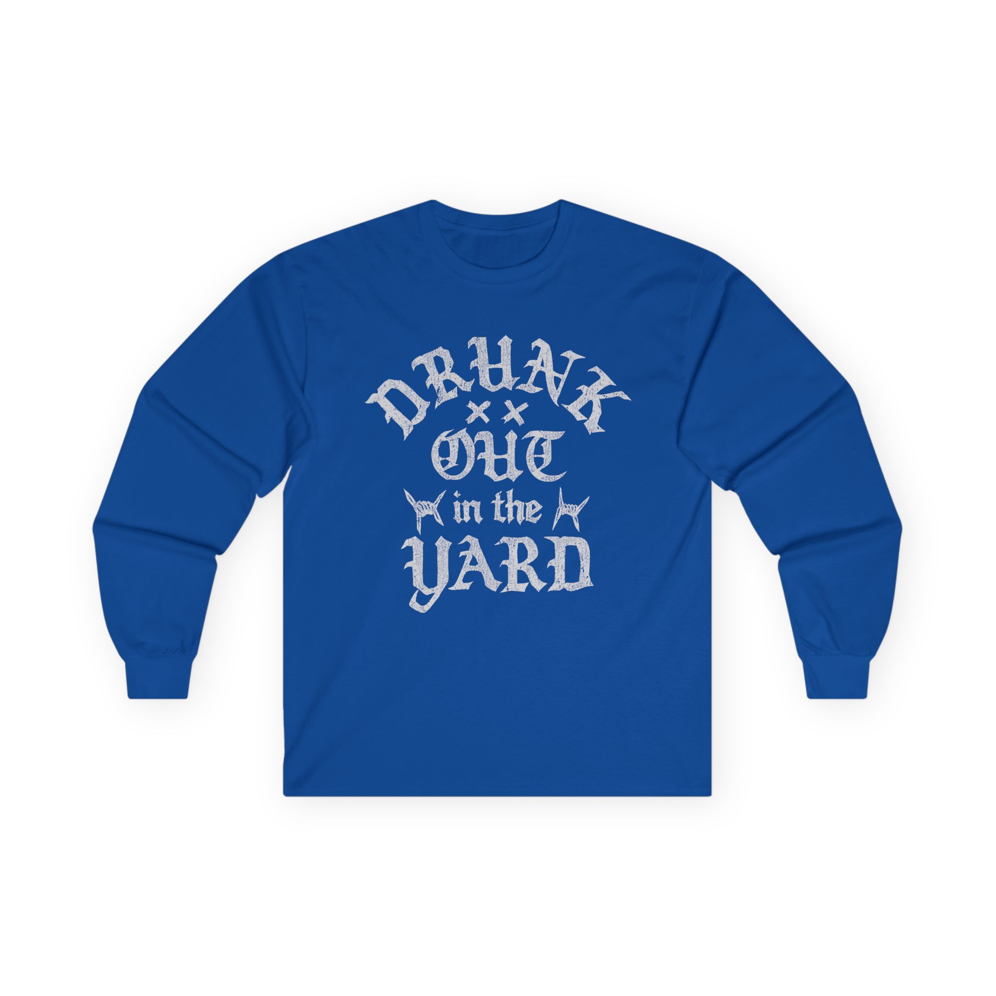 Hardy Drunk Out in the Yard Unisex Ultra Cotton Long Sleeve Tee