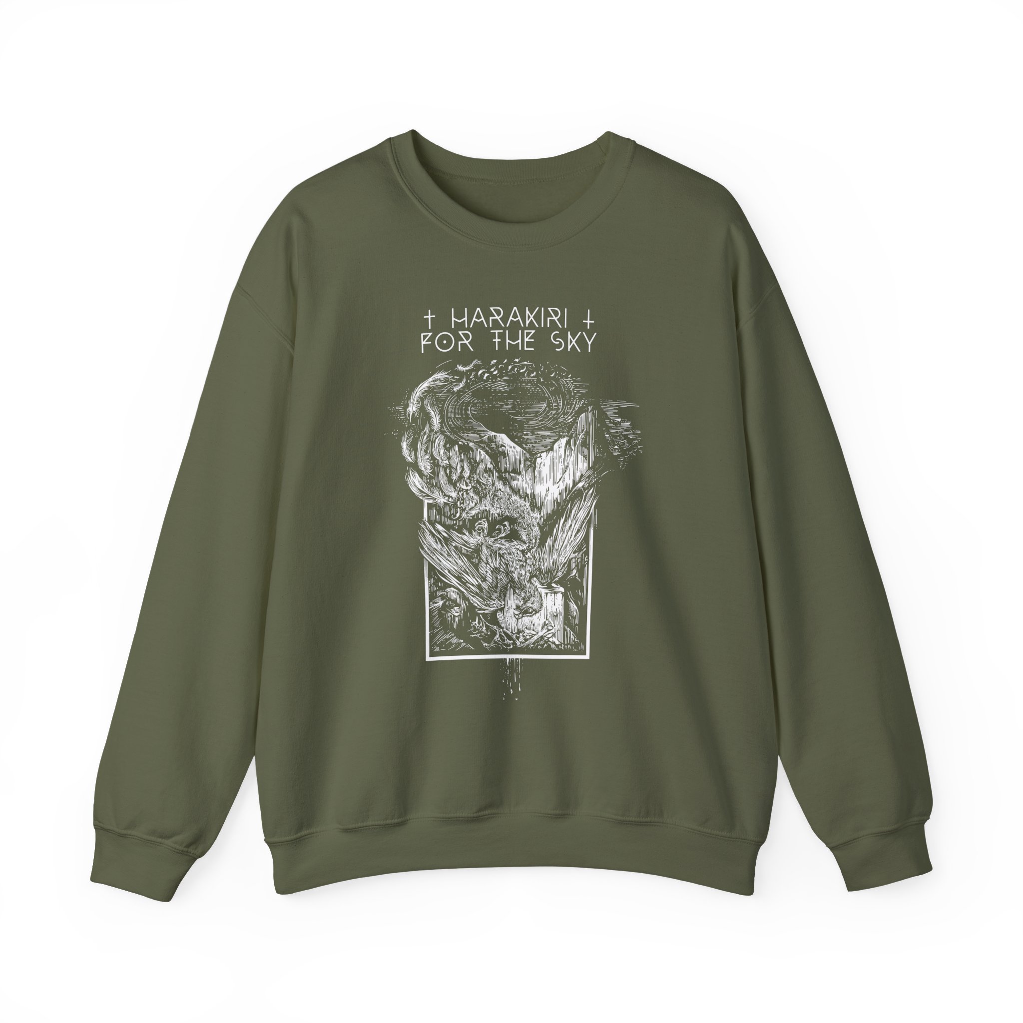 Harakiri for the Sky Dead Vulture Unisex Heavy Blendâ„¢ Crewneck Sweatshirt