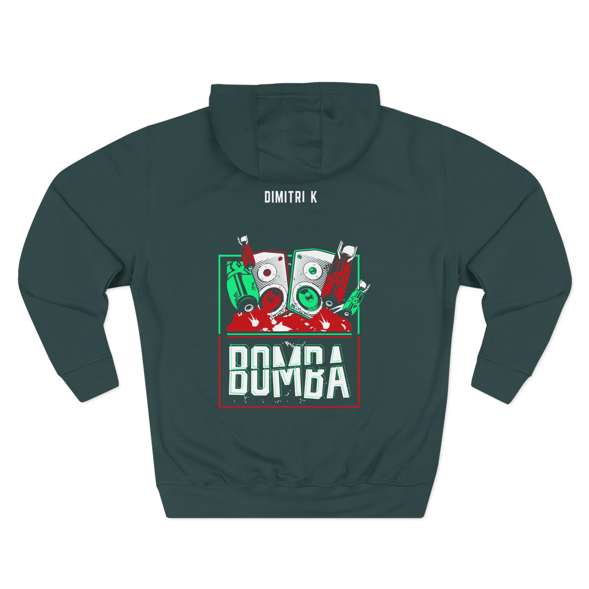 Dimitri K Bomba Three-Panel Fleece Hoodie