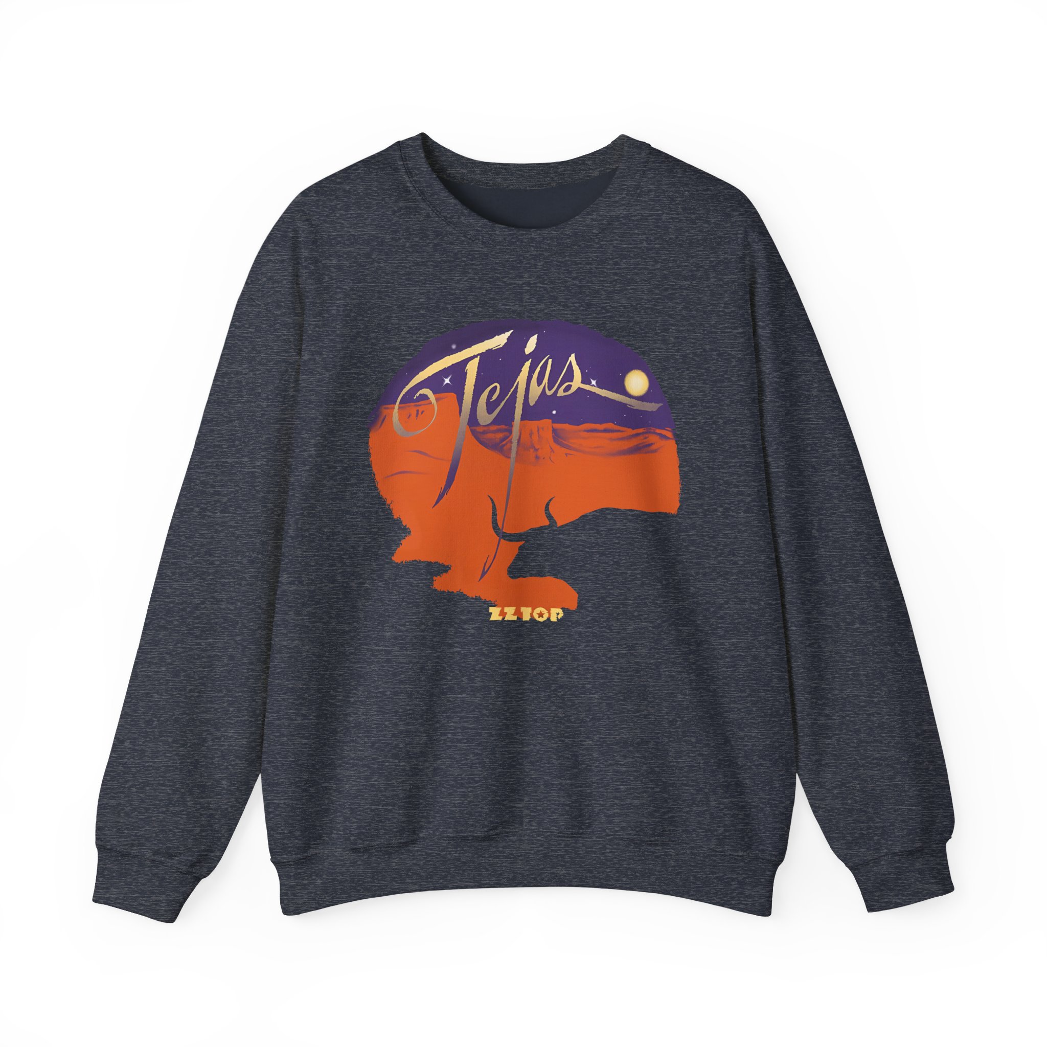 Zz Top Tejas Unisex Heavy Blendâ„¢ Crewneck Sweatshirt