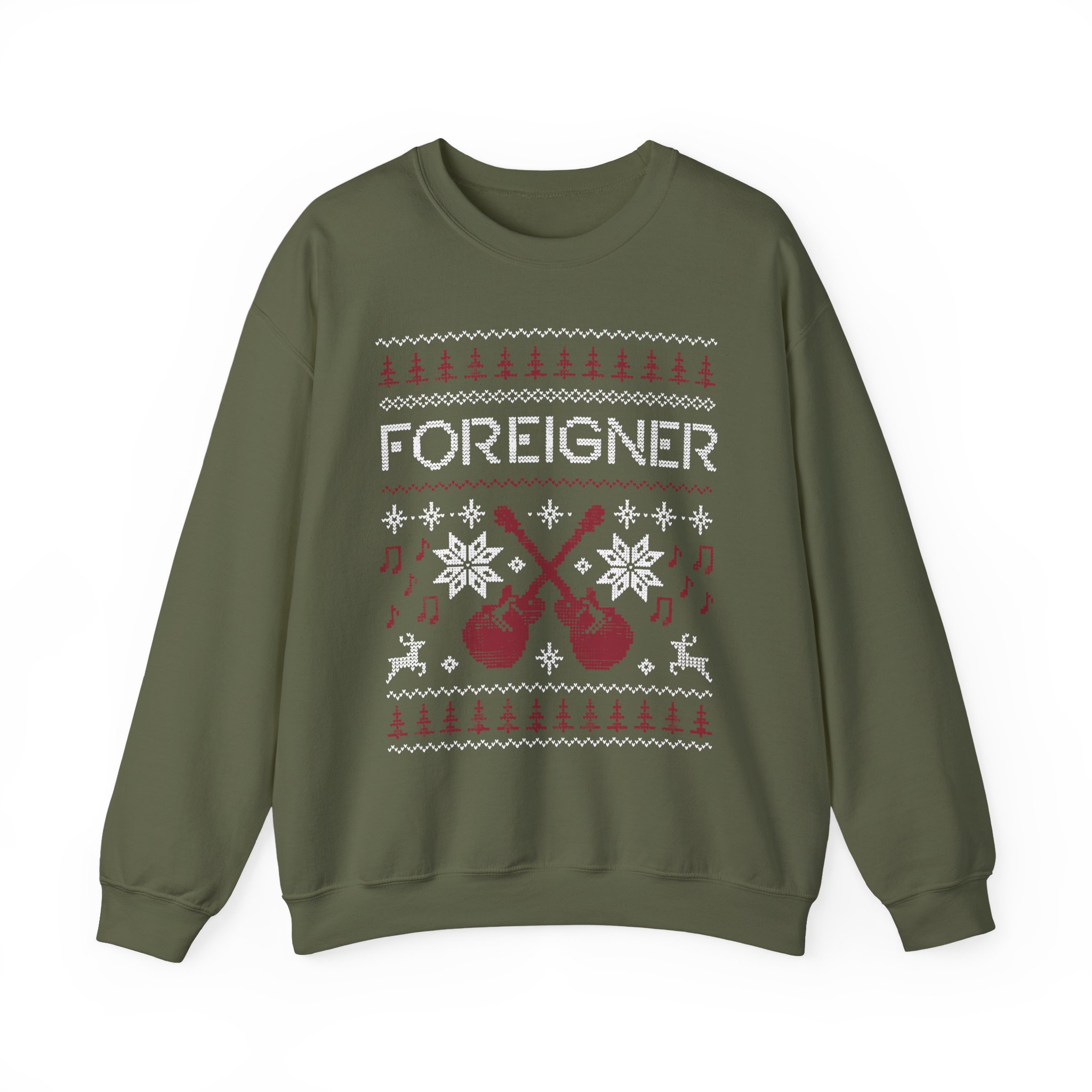Foreigner Holiday Unisex Heavy Blendâ„¢ Crewneck Sweatshirt