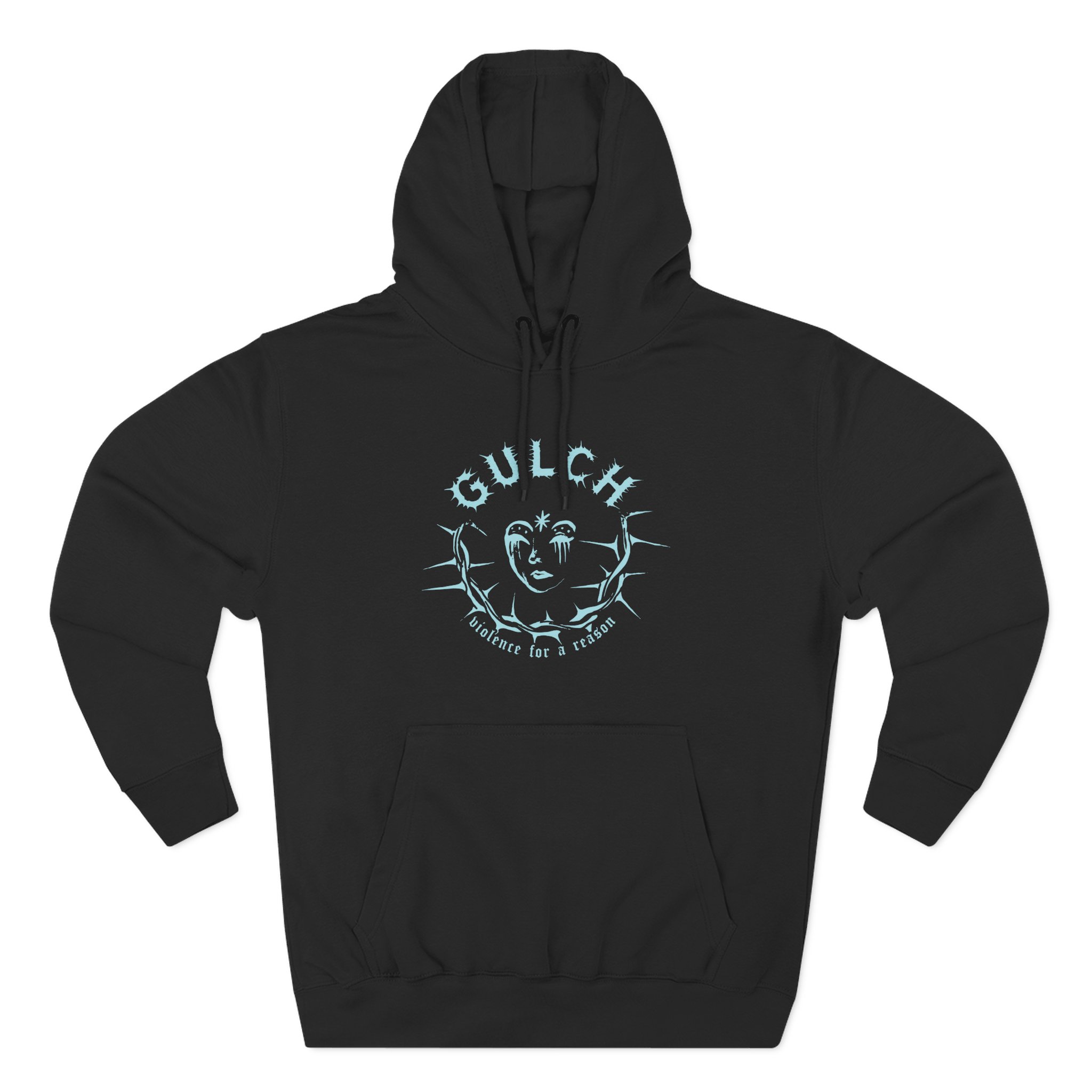 Gulch Violence From Gulch Three-Panel Fleece Hoodie
