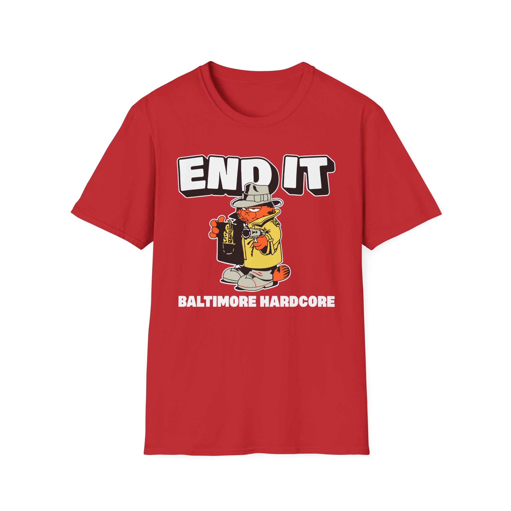 End It Baltimore Hardcore Unisex Softstyle T-Shirt