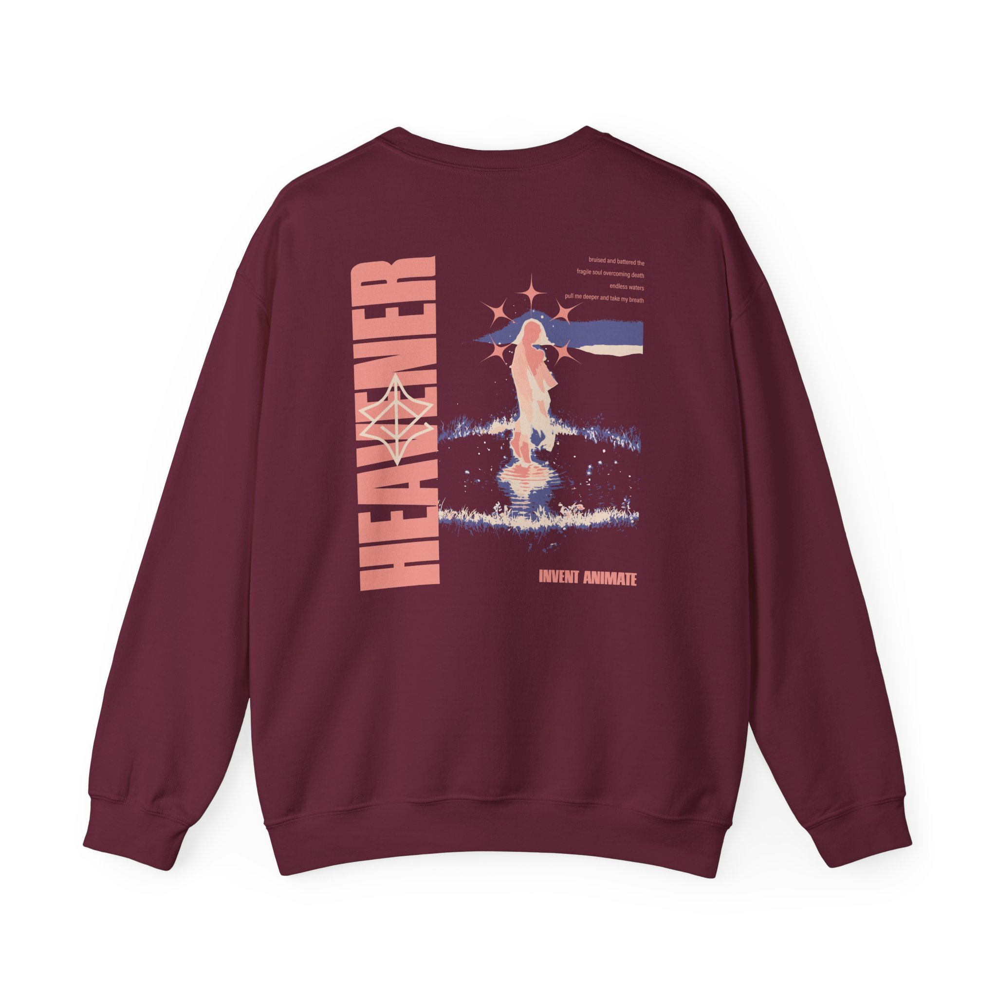 Invent Animate Endless Waters Unisex Heavy Blendâ„¢ Crewneck Sweatshirt