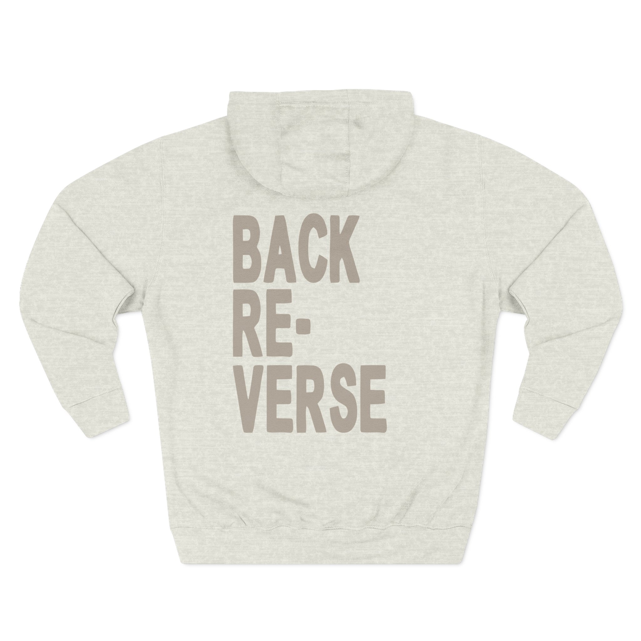 Armchair Expert Reverse Back Three-Panel Fleece Hoodie