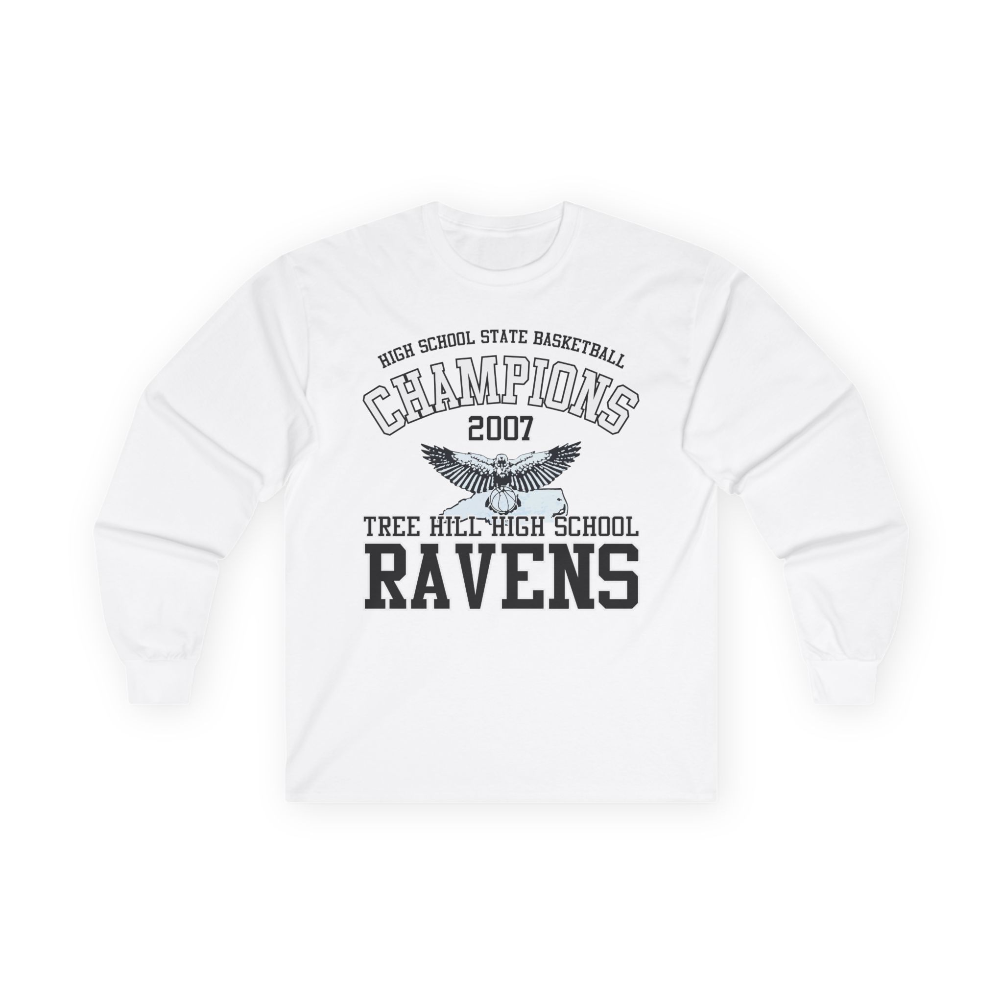 Tree Hill Ravens High School Champions One Tree Hill Unisex Ultra Cotton Long Sleeve Tee