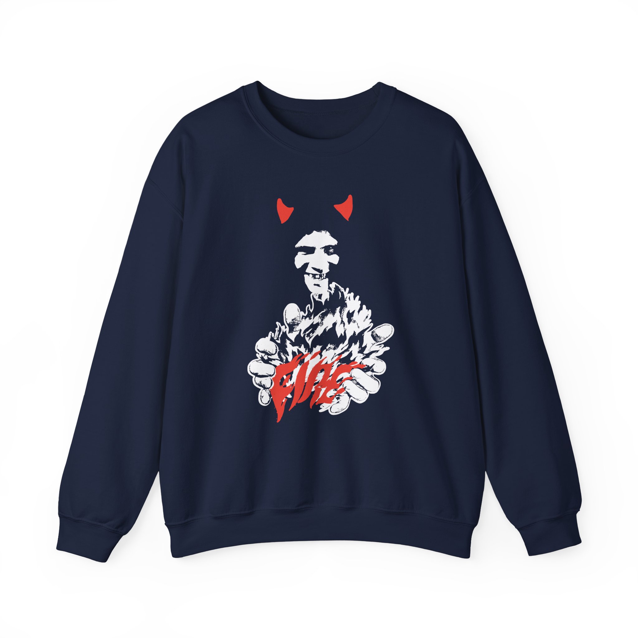 Slowthai Fire Unisex Heavy Blendâ„¢ Crewneck Sweatshirt