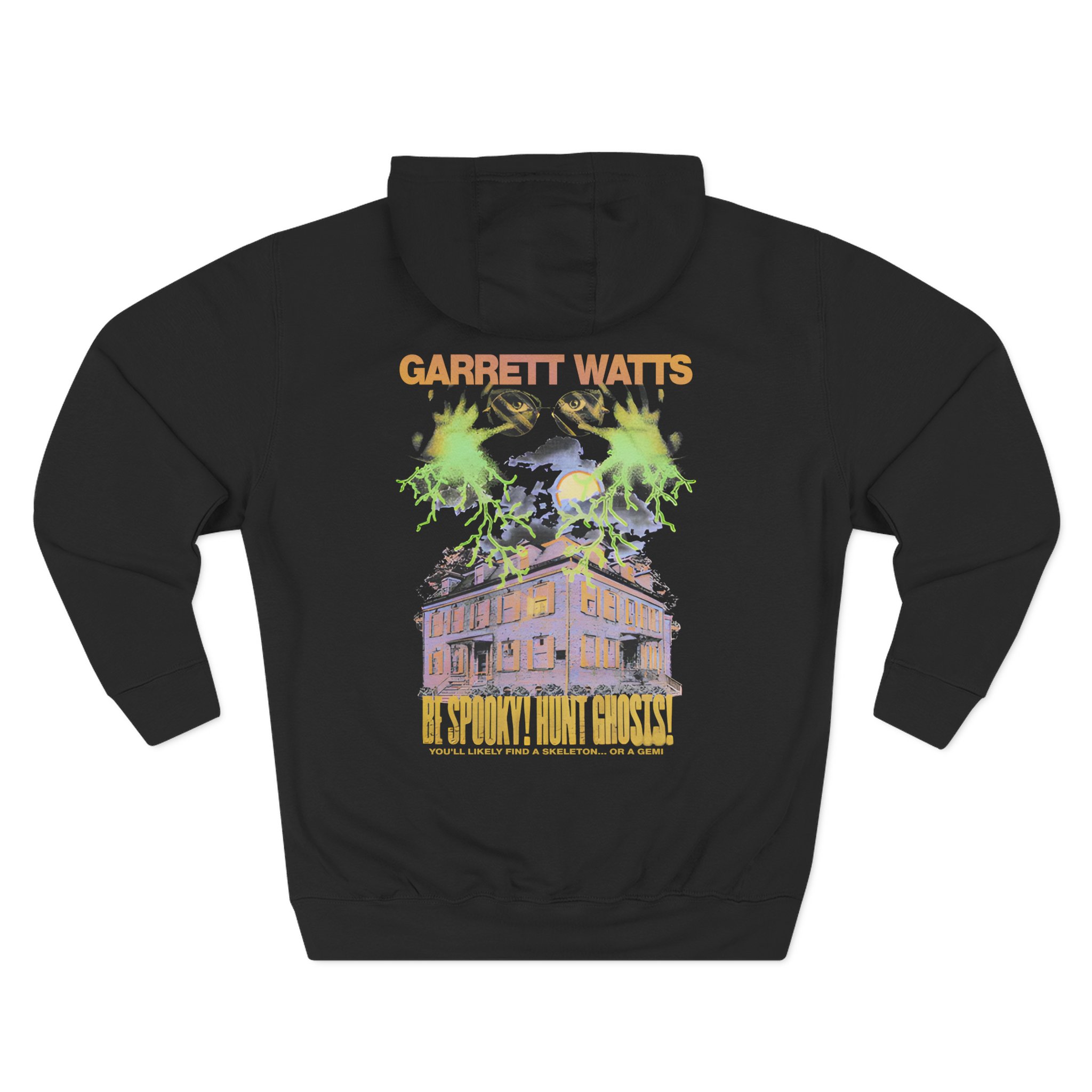 Garrett Watts Haunted Powers Three-Panel Fleece Hoodie