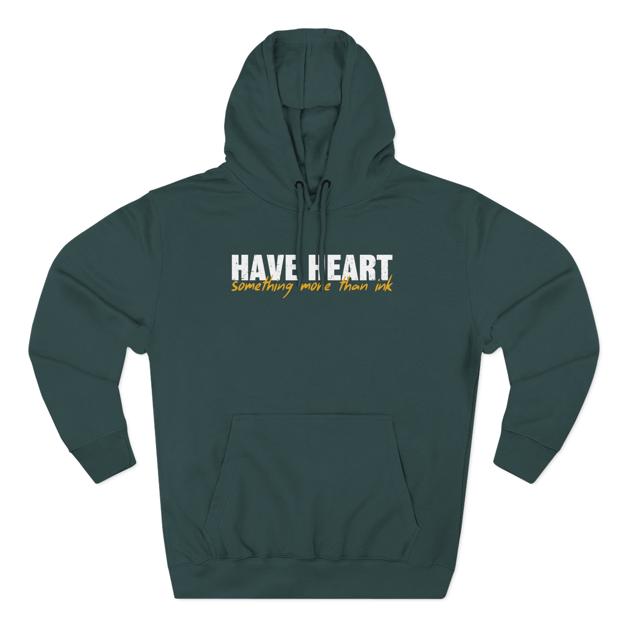 Have Heart Something More Than Ink Three-Panel Fleece Hoodie