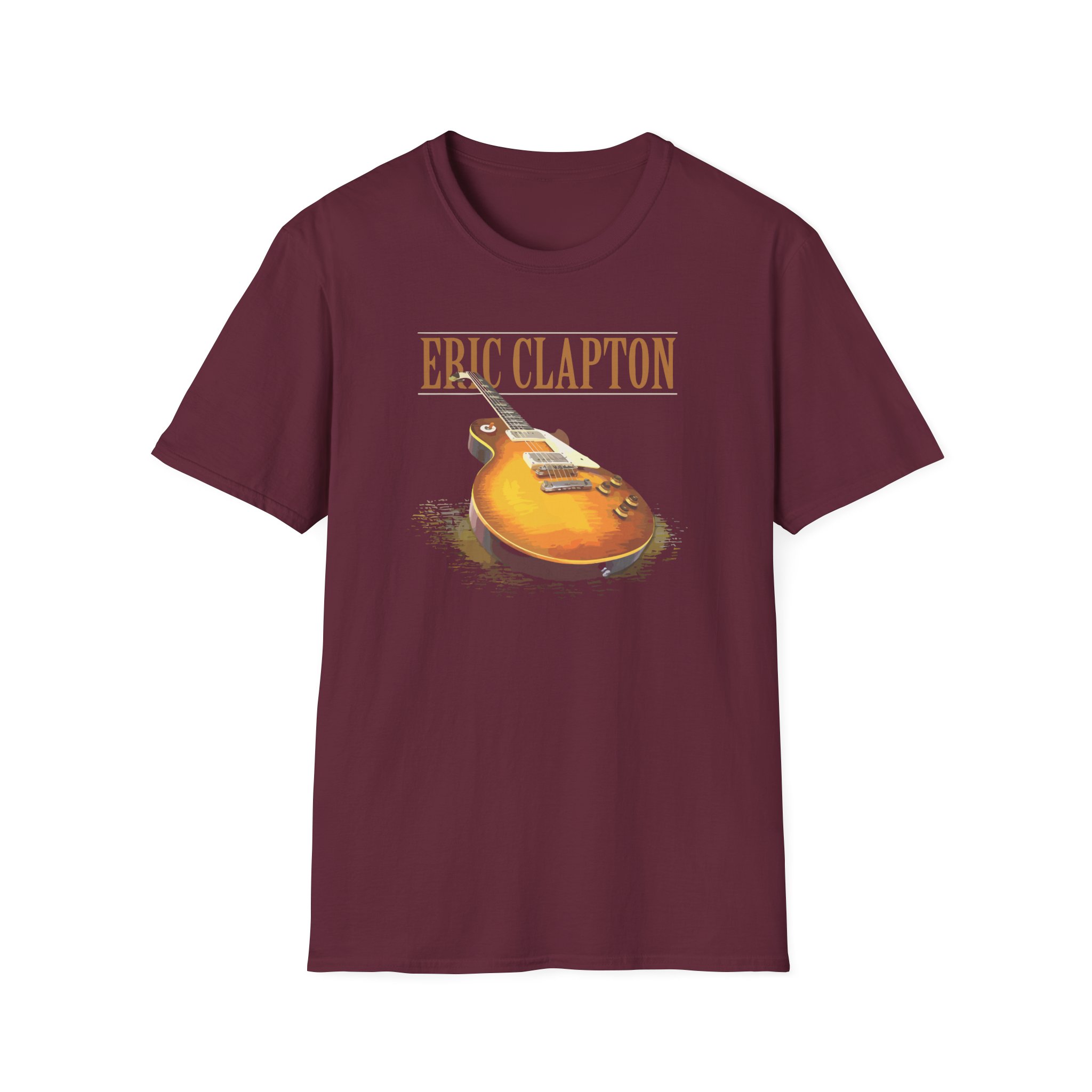 Eric Clapton 3d Guitar Unisex Softstyle T-Shirt