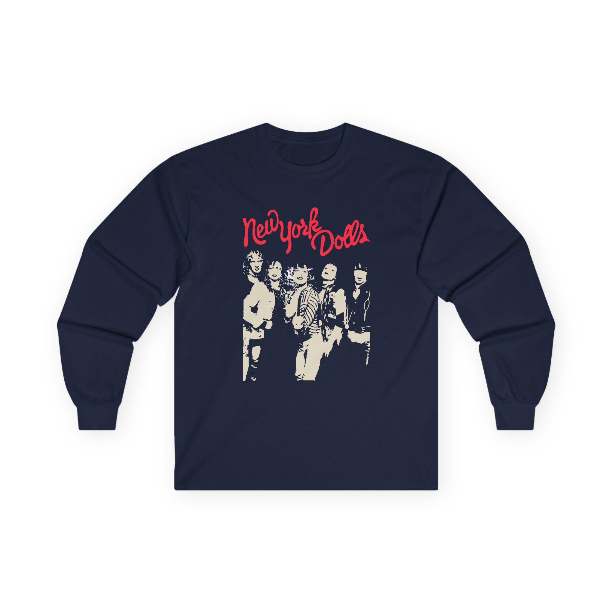 New York Dolls Trash Photo Unisex Ultra Cotton Long Sleeve Tee
