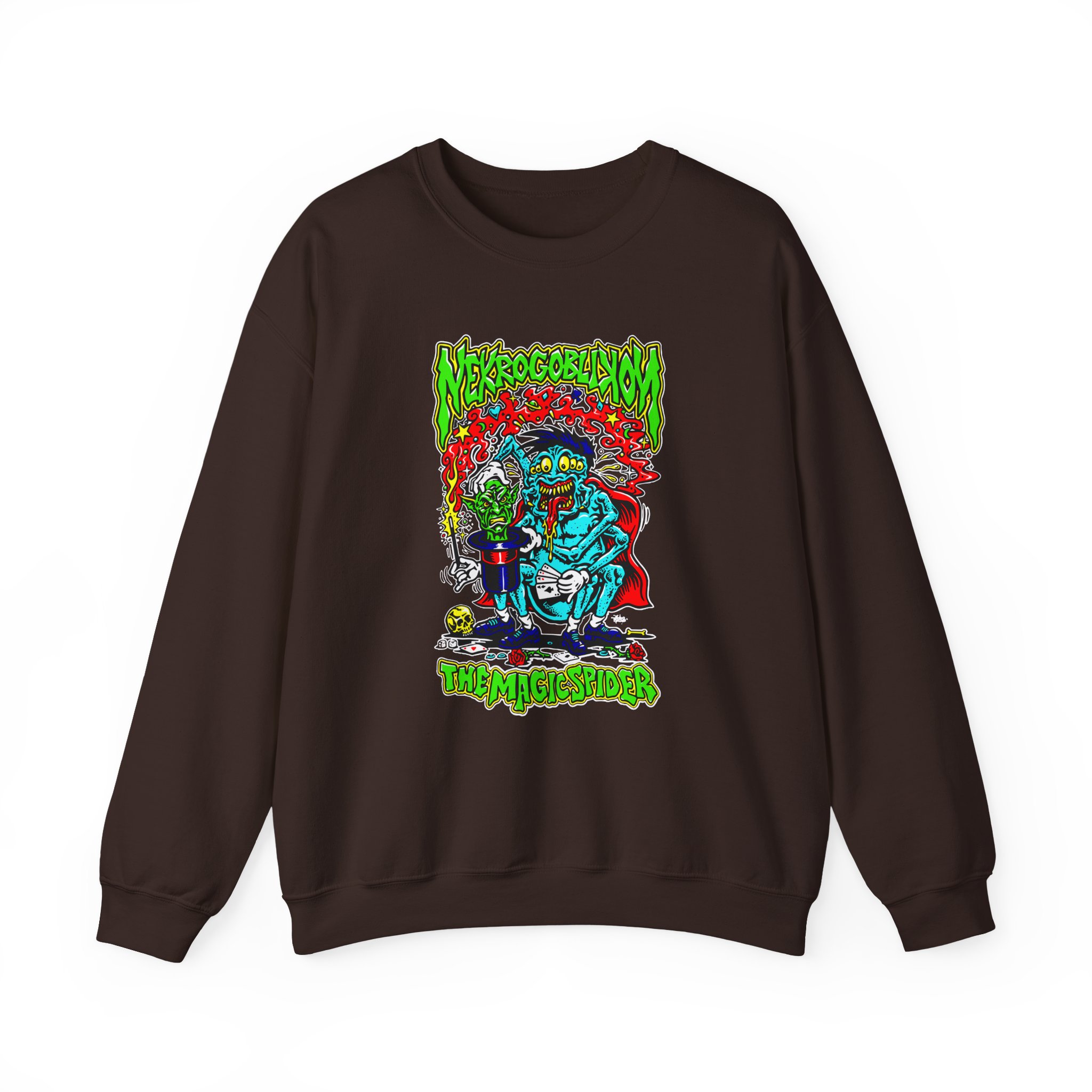 Nekrogoblikon the Magicspider Unisex Heavy Blendâ„¢ Crewneck Sweatshirt