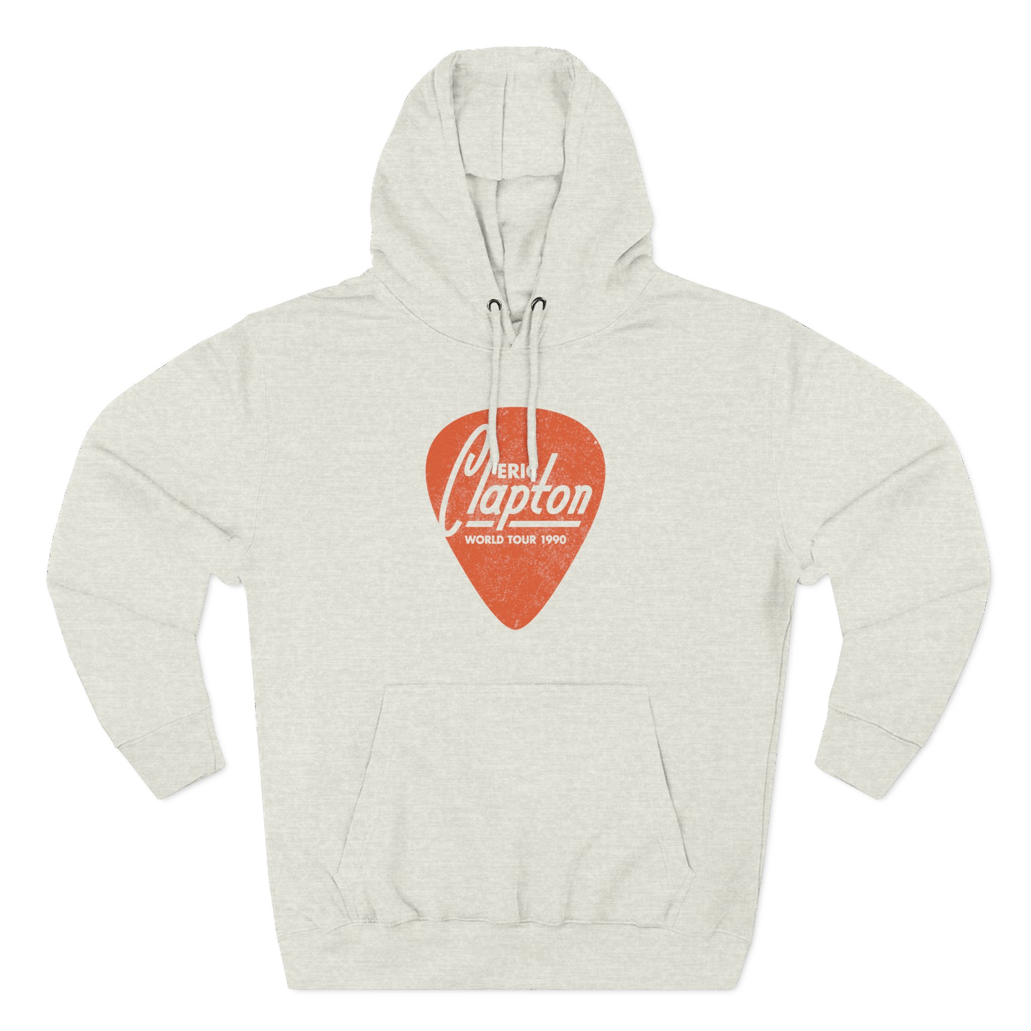 Eric Clapton Guitar Pick Three-Panel Fleece Hoodie
