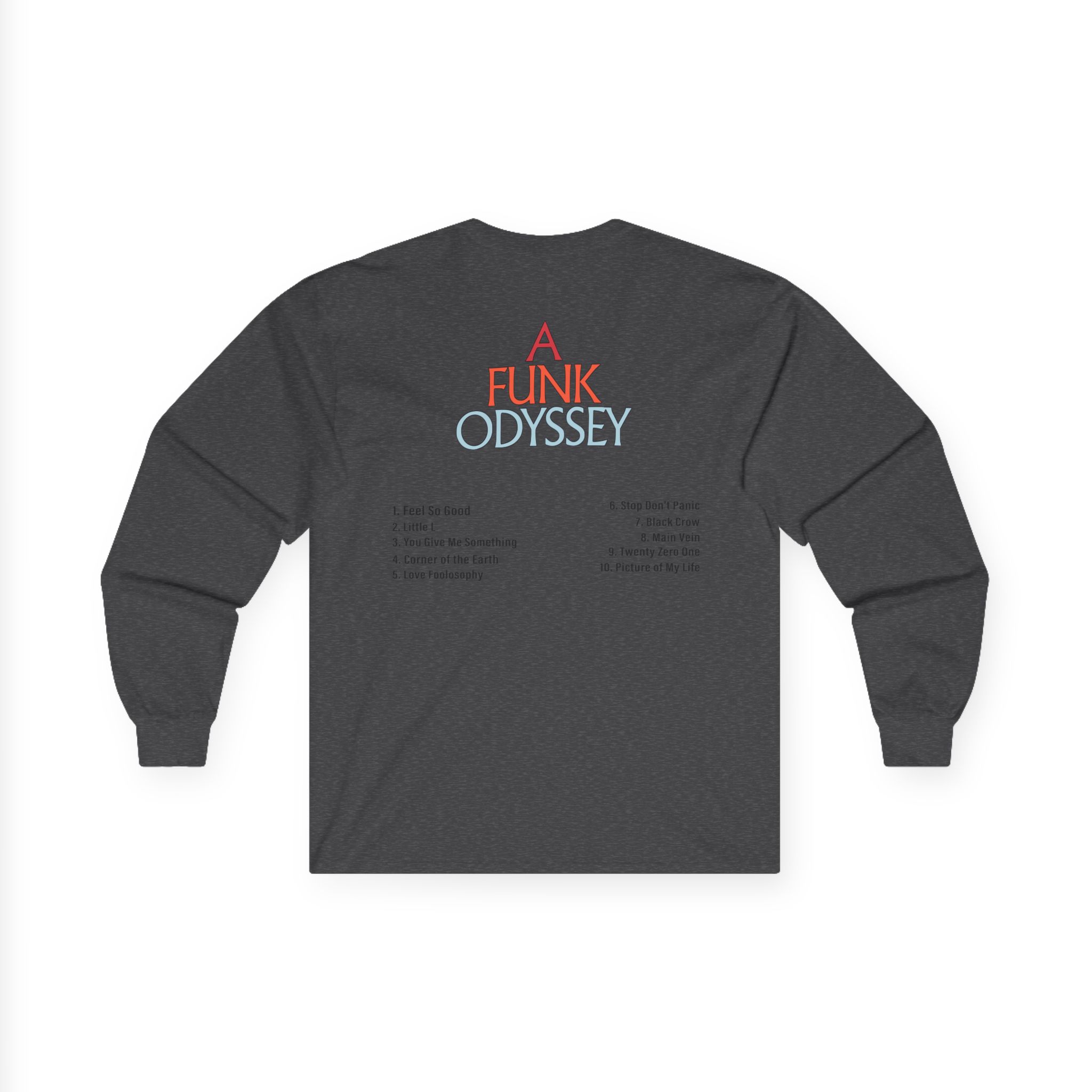 J Funk Odyssey Tracklist Unisex Ultra Cotton Long Sleeve Tee