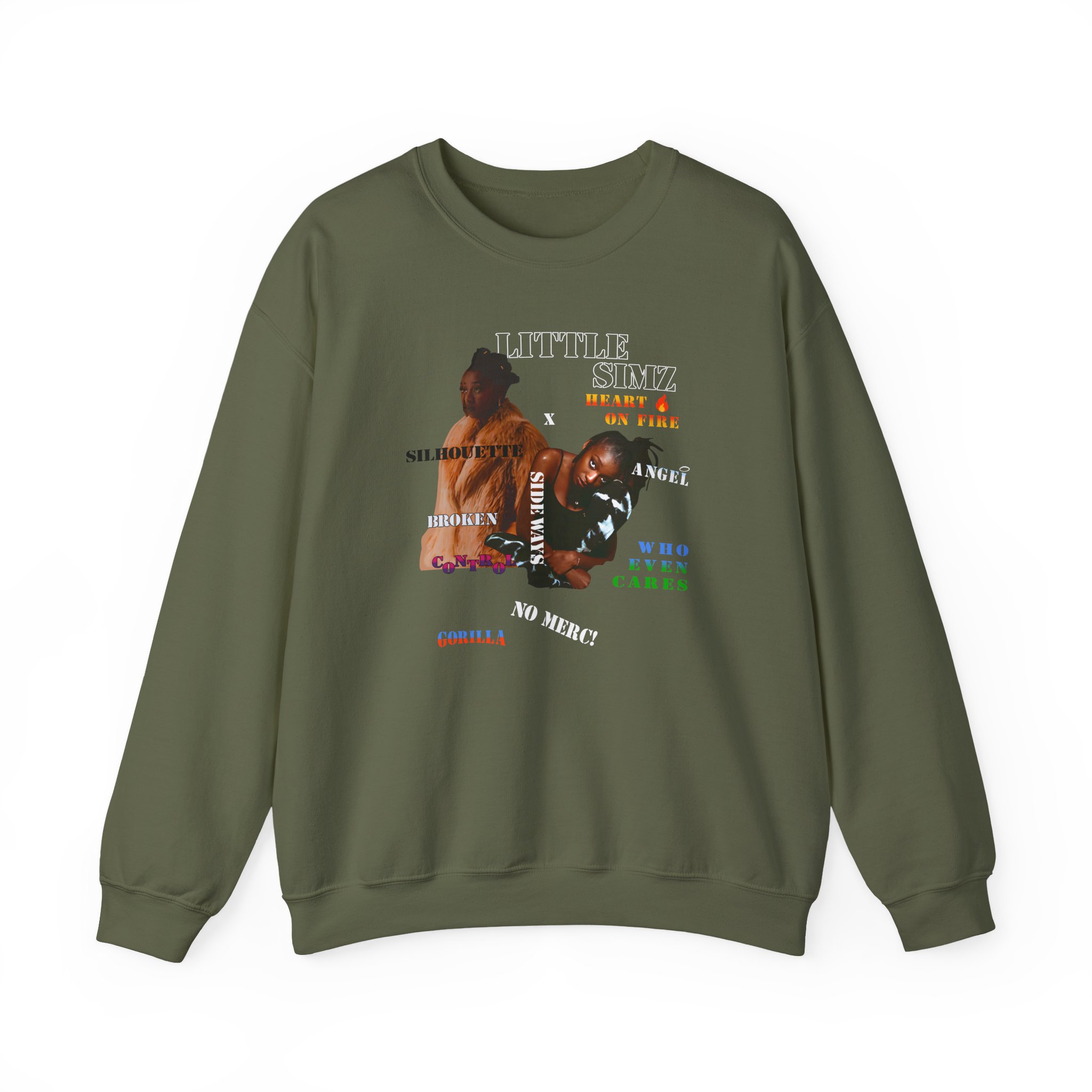 Little Simz Photo Collage Unisex Heavy Blendâ„¢ Crewneck Sweatshirt
