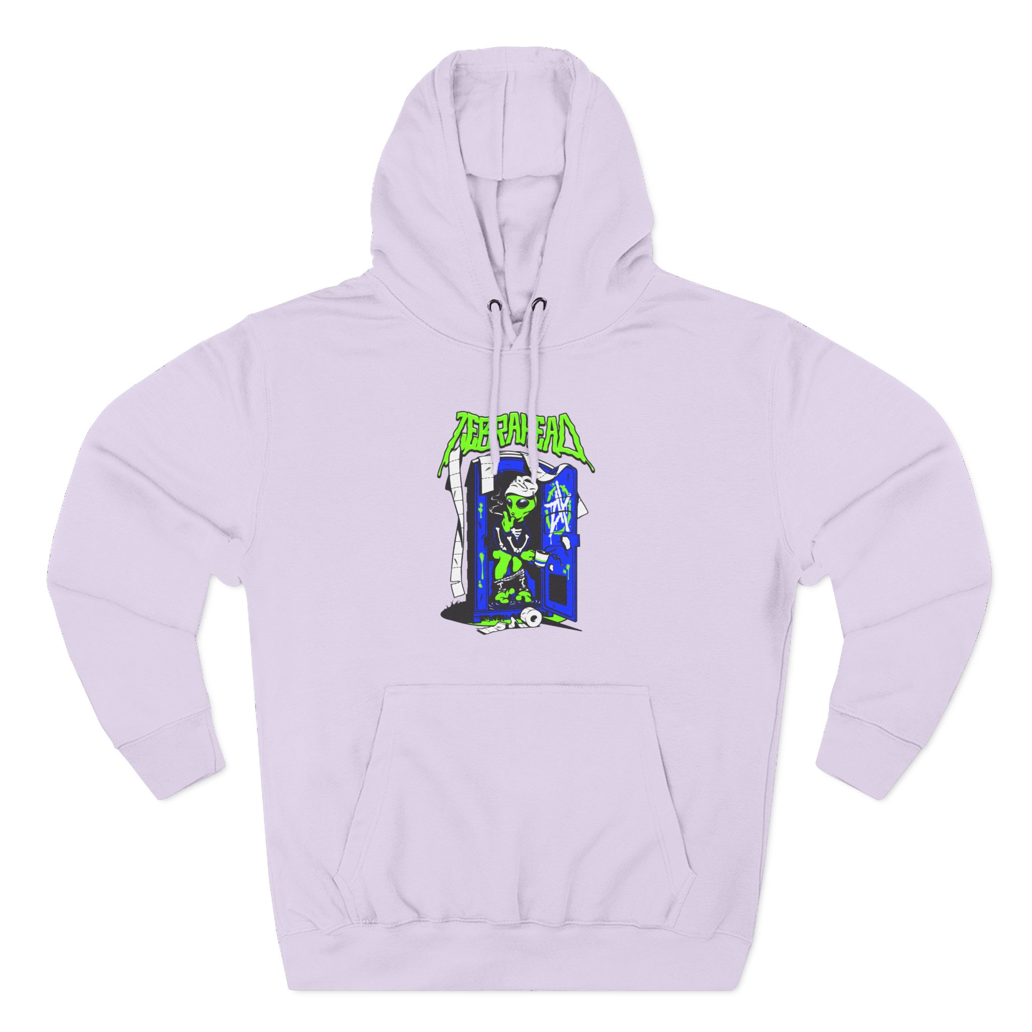 Zebrahead White ZH Coffee break Three-Panel Fleece Hoodie