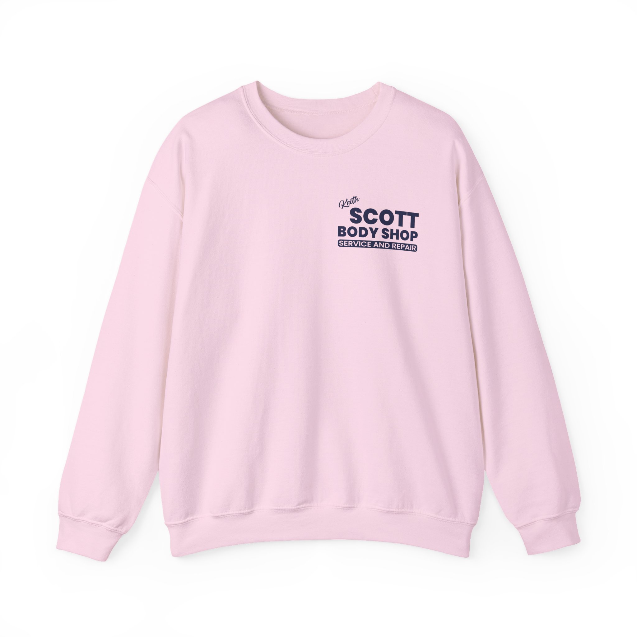 Keith Scott Body Shop One Tree Hill Unisex Heavy Blend Crewneck Sweatshirt