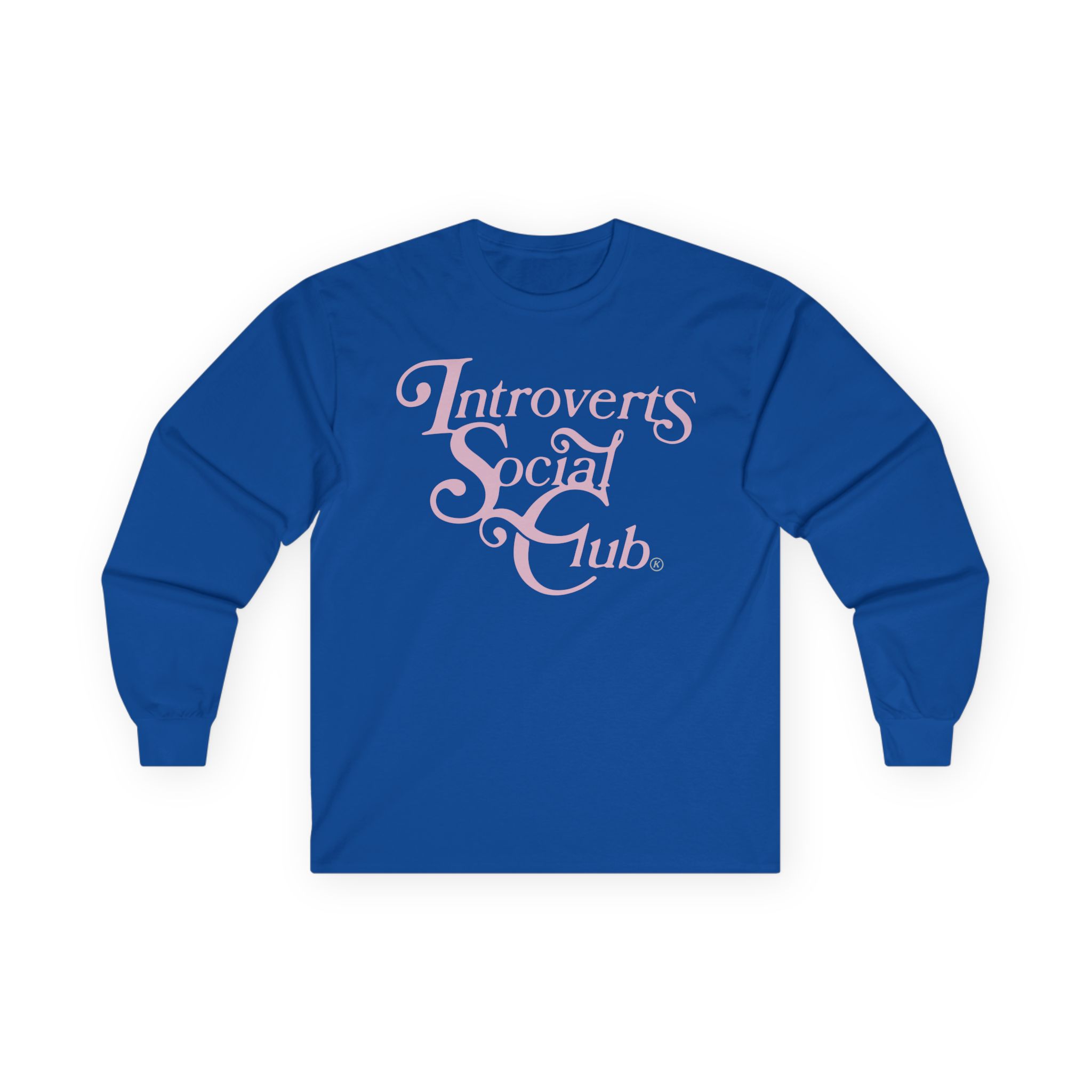 Kallmekris Introverts Social Club Unisex Ultra Cotton Long Sleeve Tee