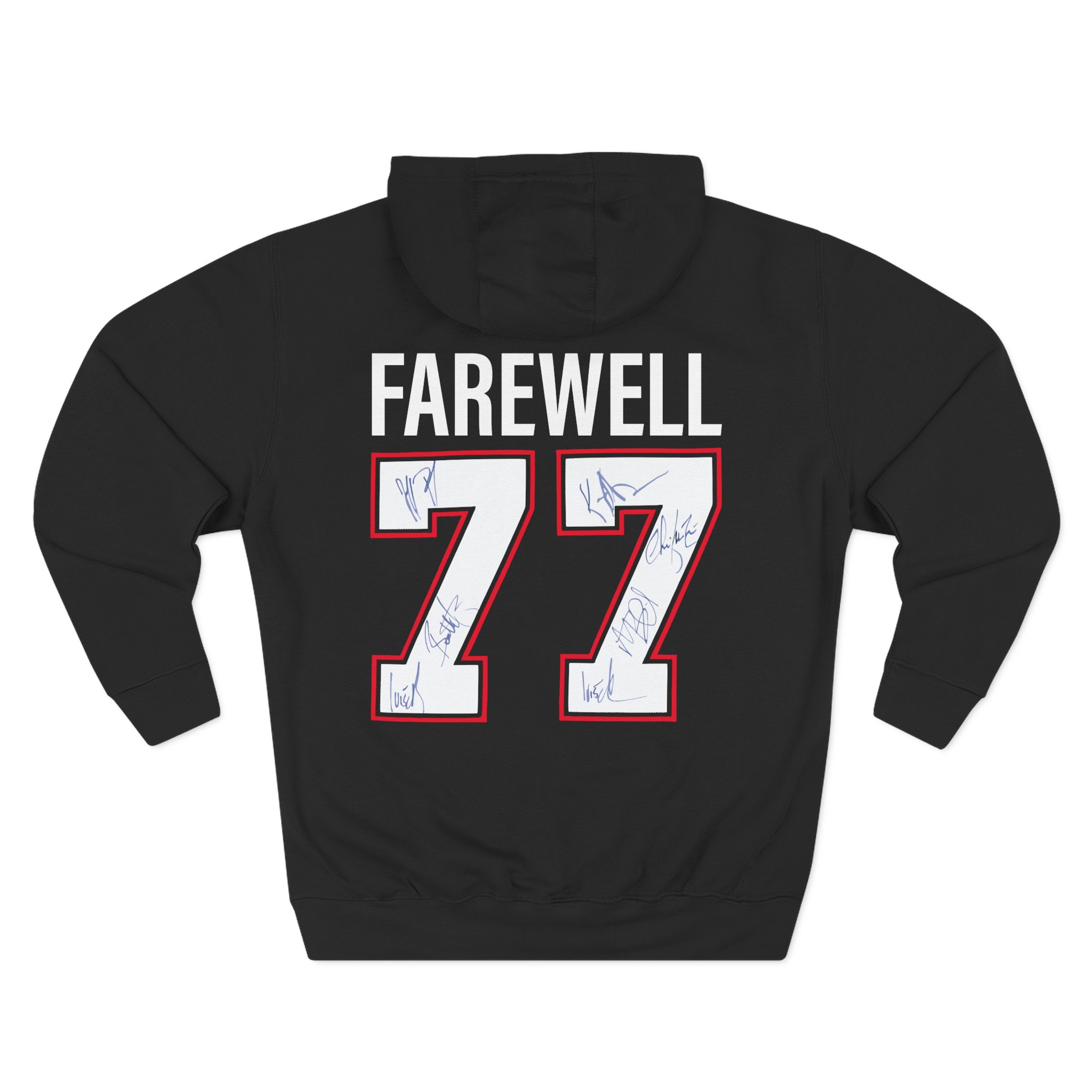 Foreigner Signed Three-Panel Fleece Hoodie