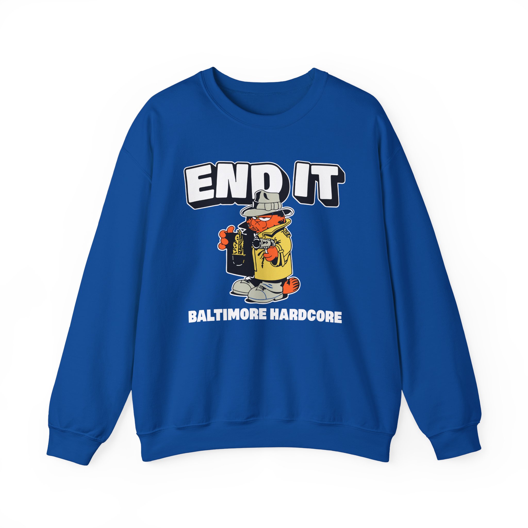 End It Baltimore Hardcore Unisex Heavy Blend Crewneck Sweatshirt