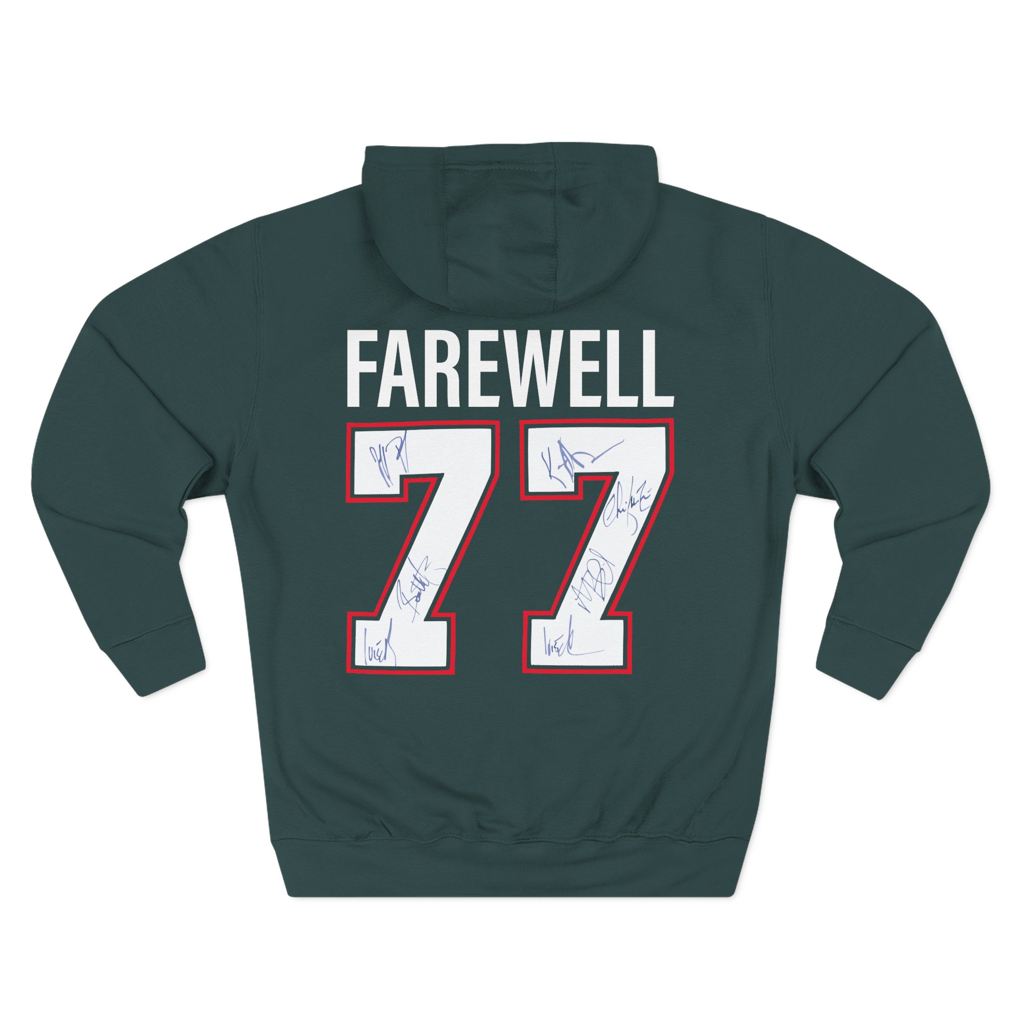 Foreigner Signed Three-Panel Fleece Hoodie