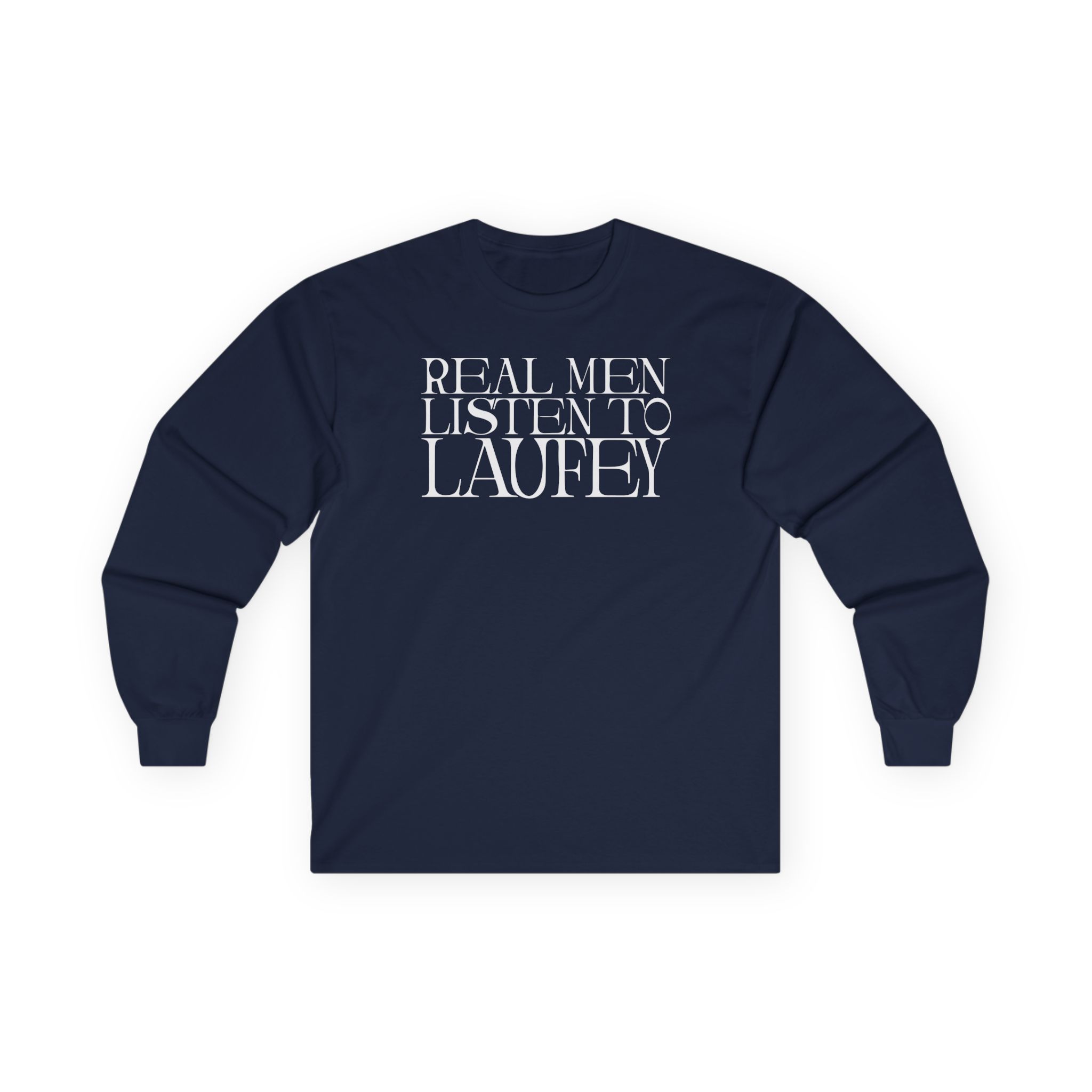 Real Men Listen to Laufey Unisex Ultra Cotton Long Sleeve Tee