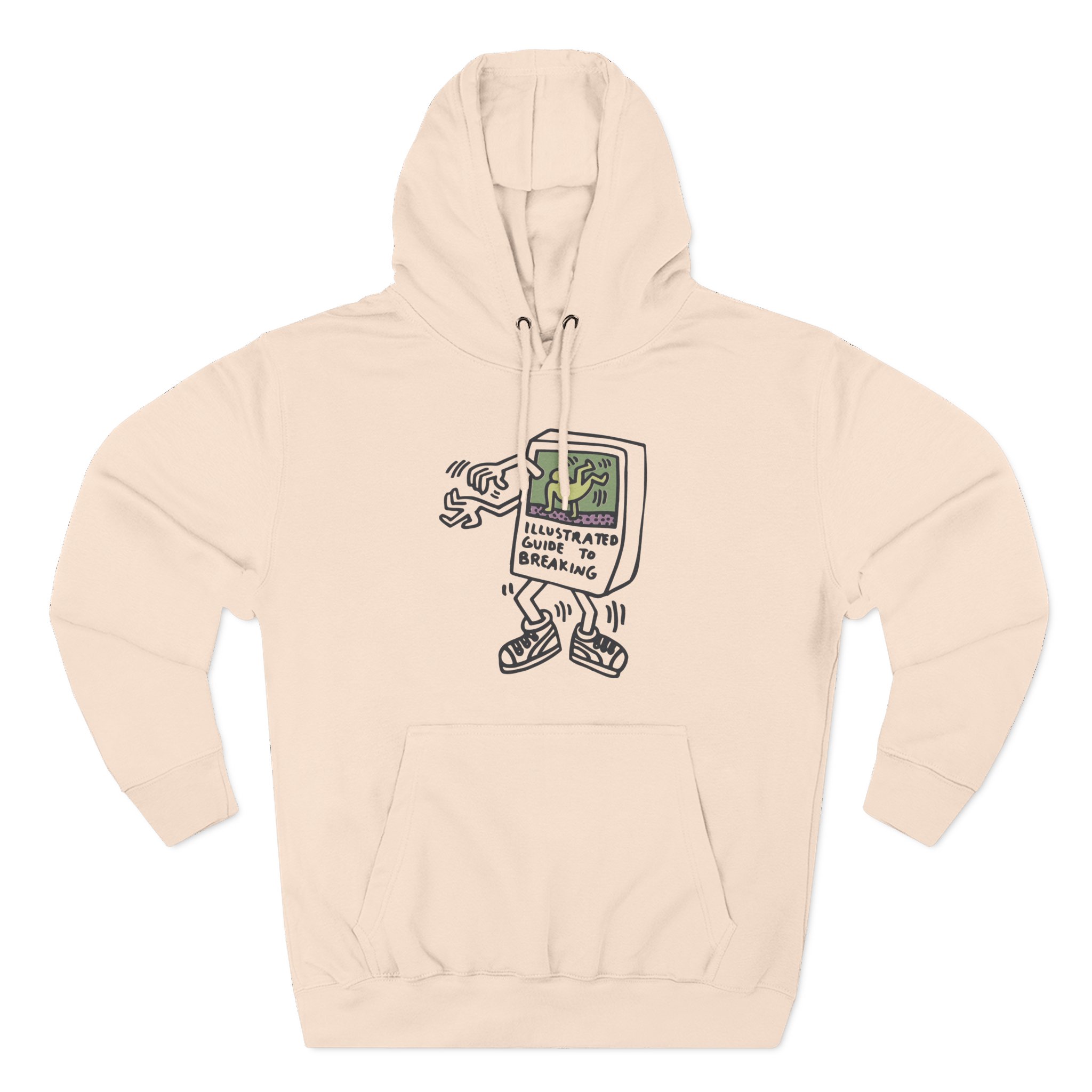Slogoman Three-Panel Fleece Hoodie