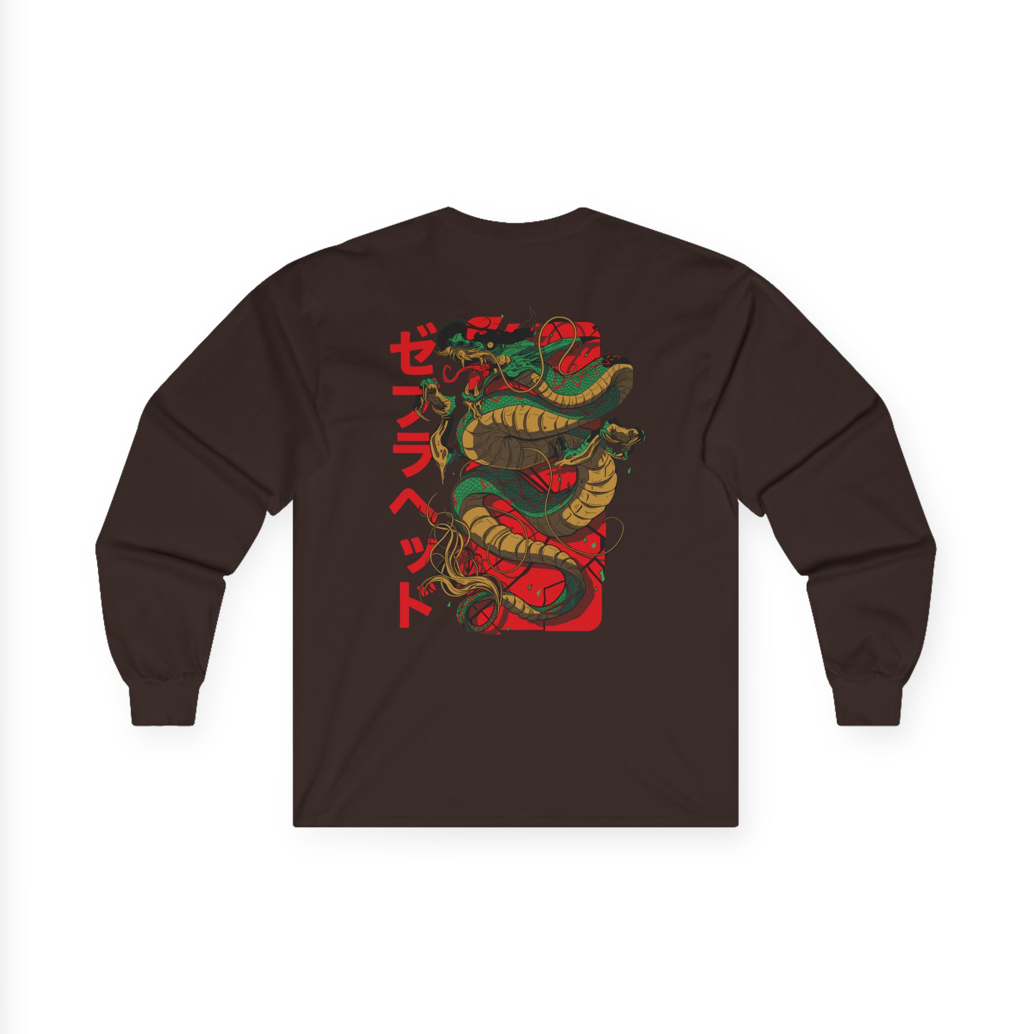 Zebrahead Japanese Dragon Unisex Ultra Cotton Long Sleeve Tee