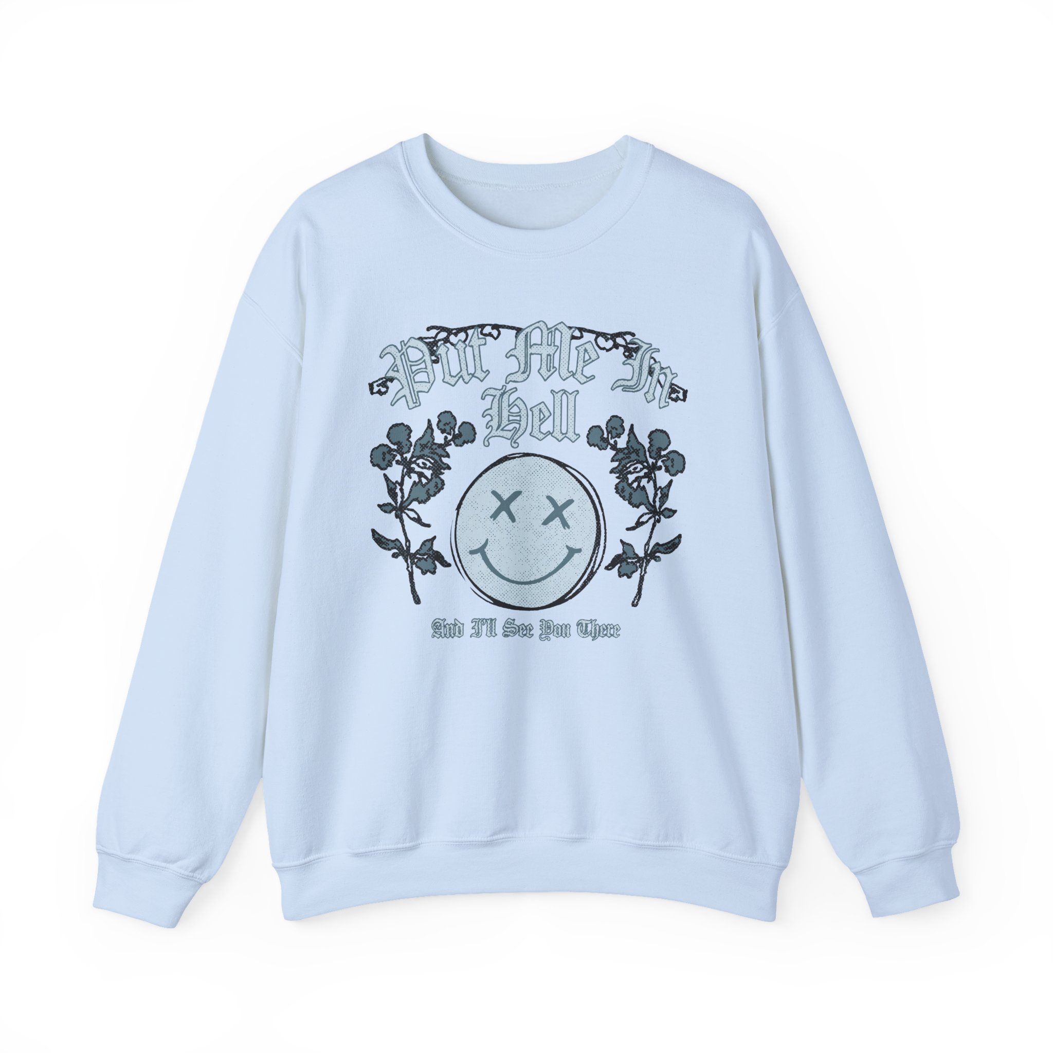 Kallmekris Put Me in Hell Unisex Heavy Blendâ„¢ Crewneck Sweatshirt