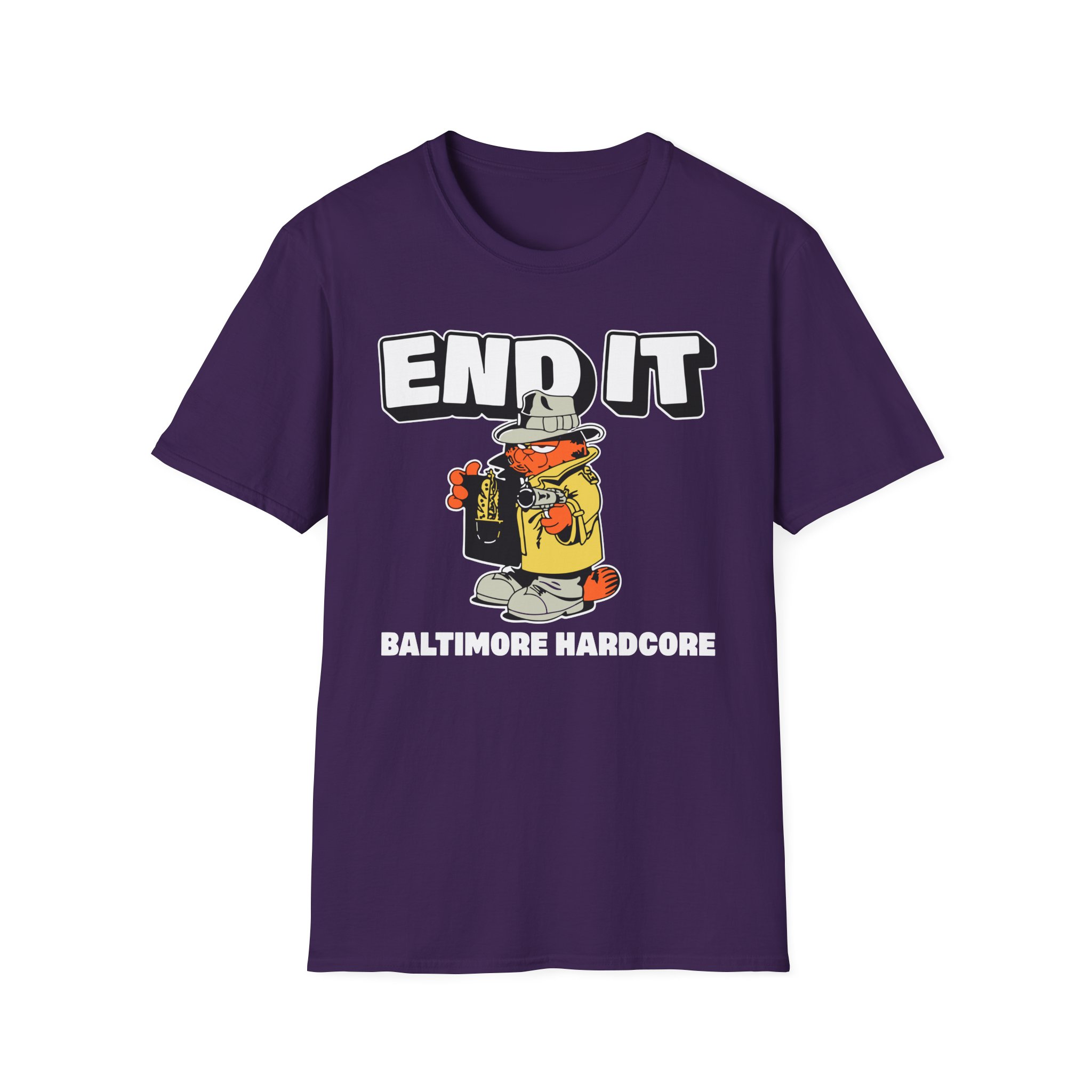 End It Baltimore Hardcore Unisex Softstyle T-Shirt