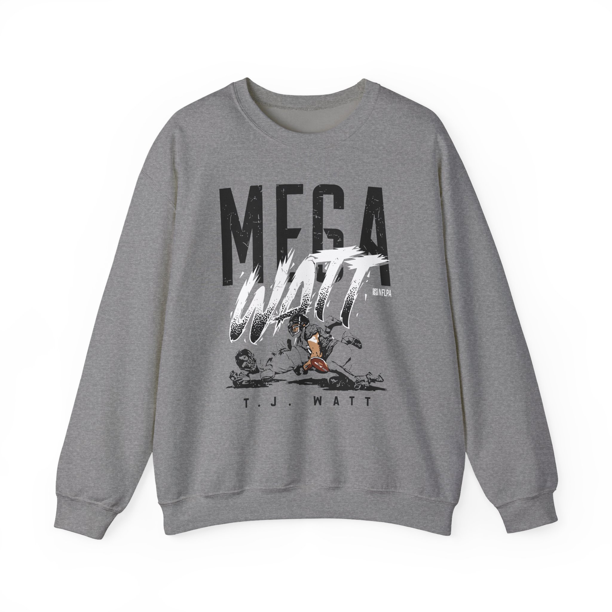 Tj Watt Mega Watt Unisex Heavy Blendâ„¢ Crewneck Sweatshirt