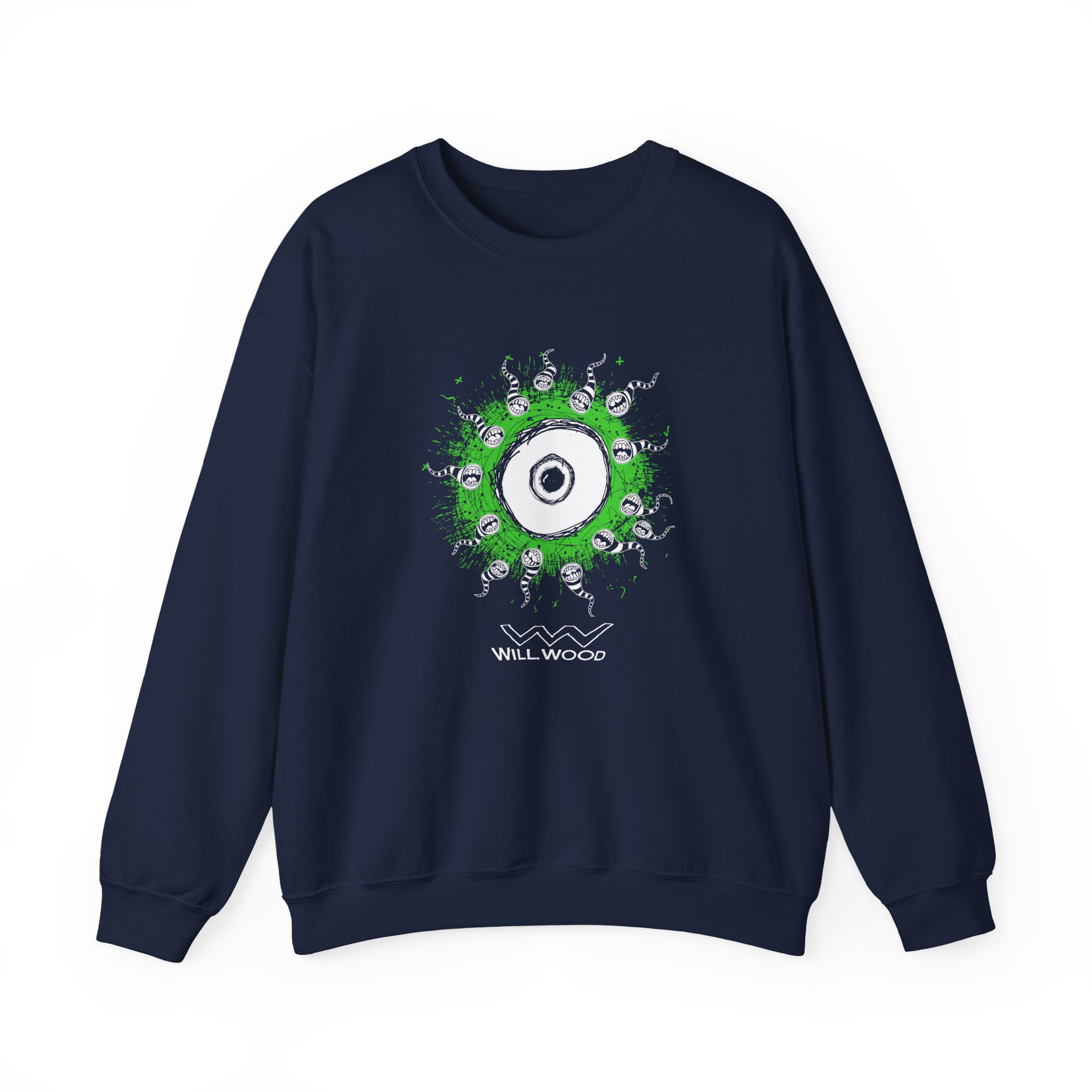 Will Wood Eye Unisex Heavy Blendâ„¢ Crewneck Sweatshirt