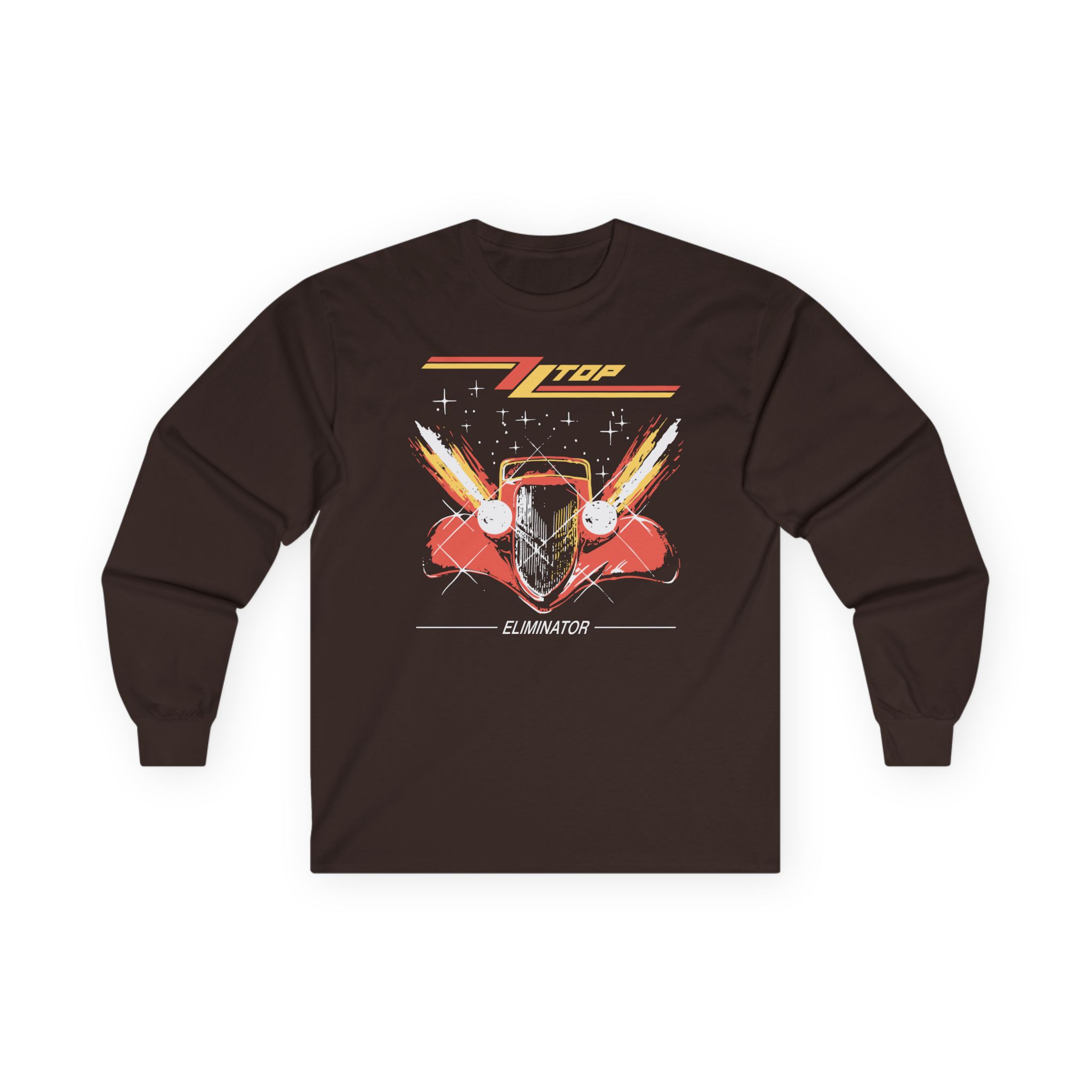 ZZ Top Eliminator Illustrated Unisex Ultra Cotton Long Sleeve Tee