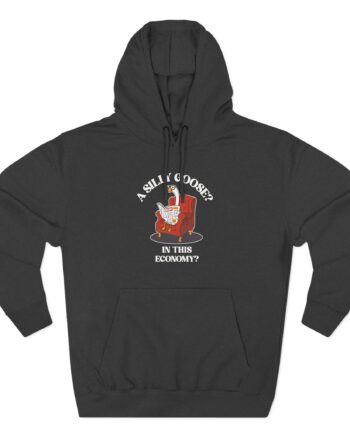 Silly Goose Three-Panel Fleece Hoodie