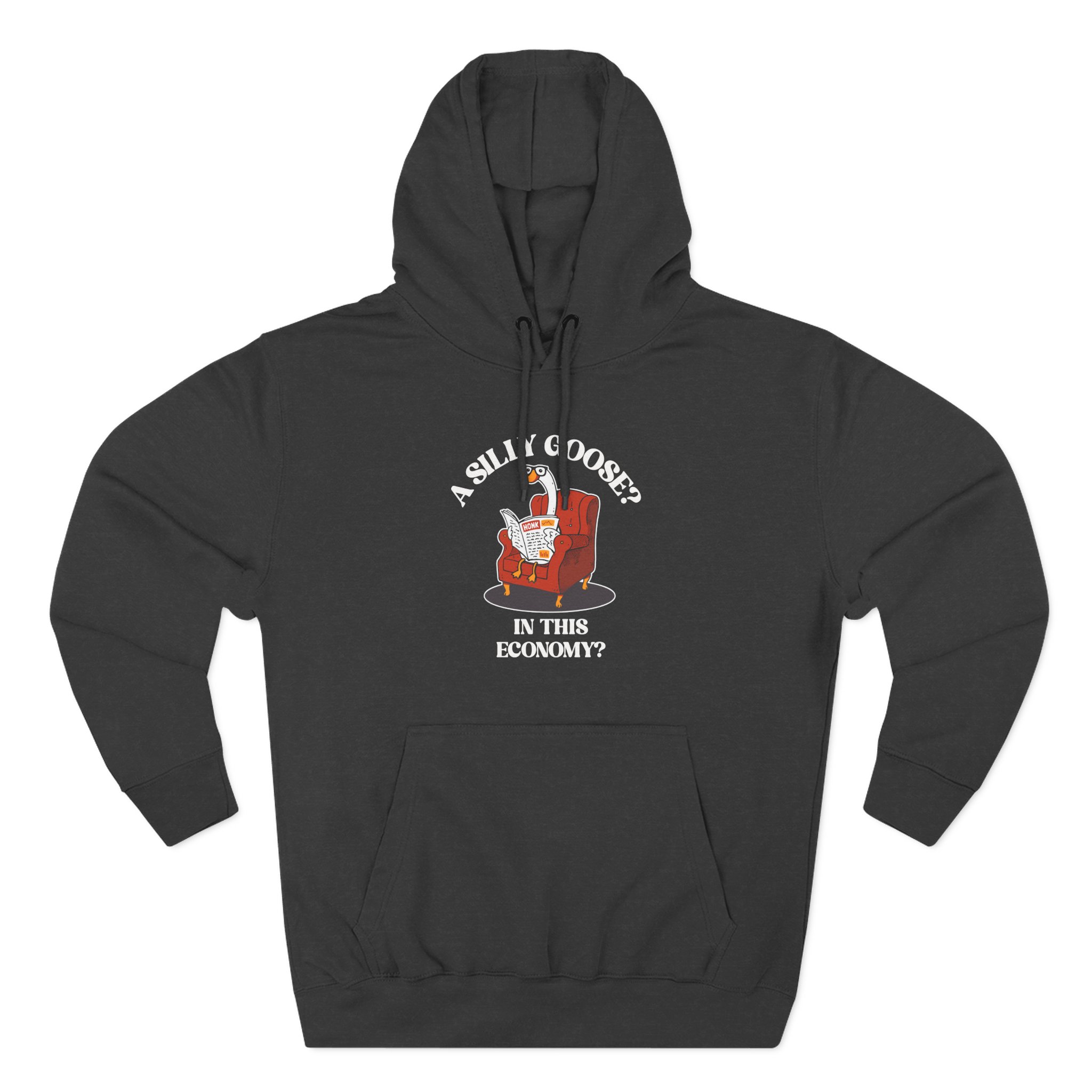 Silly Goose Three-Panel Fleece Hoodie