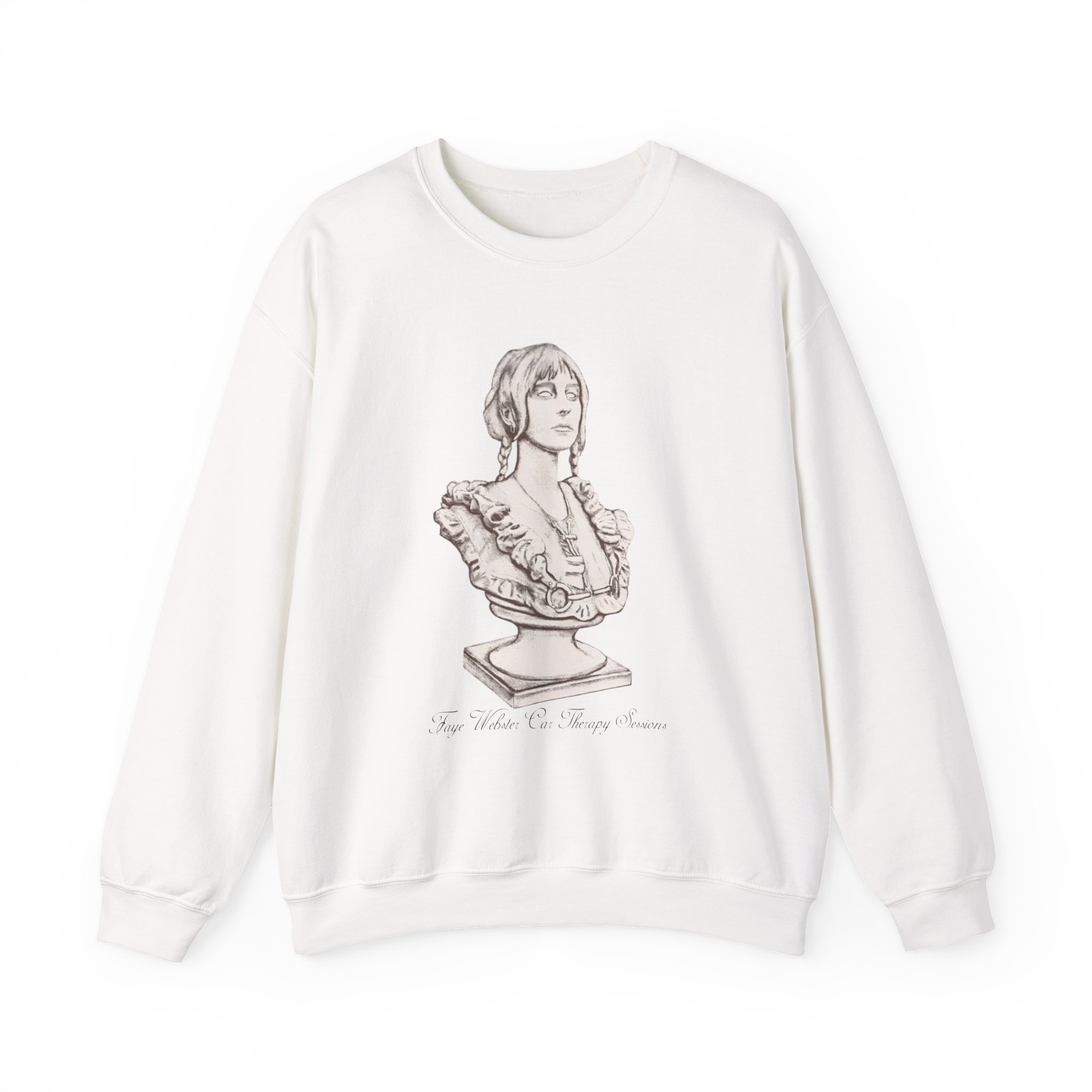 Faye Webster Car Therapy Sessions Bust Unisex Heavy Blendâ„¢ Crewneck Sweatshirt