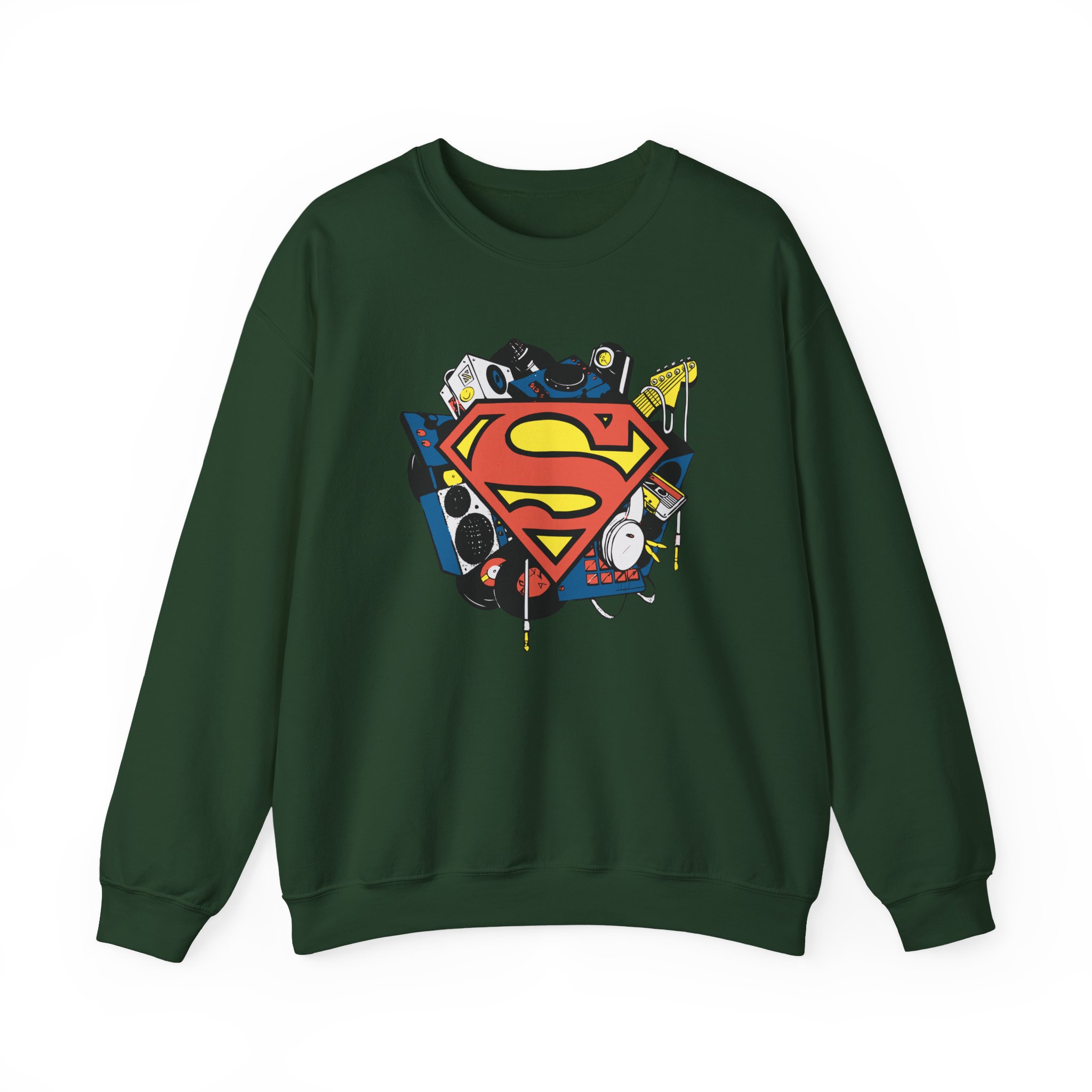 Kaskade X Superman Musician Unisex Heavy Blendâ„¢ Crewneck Sweatshirt