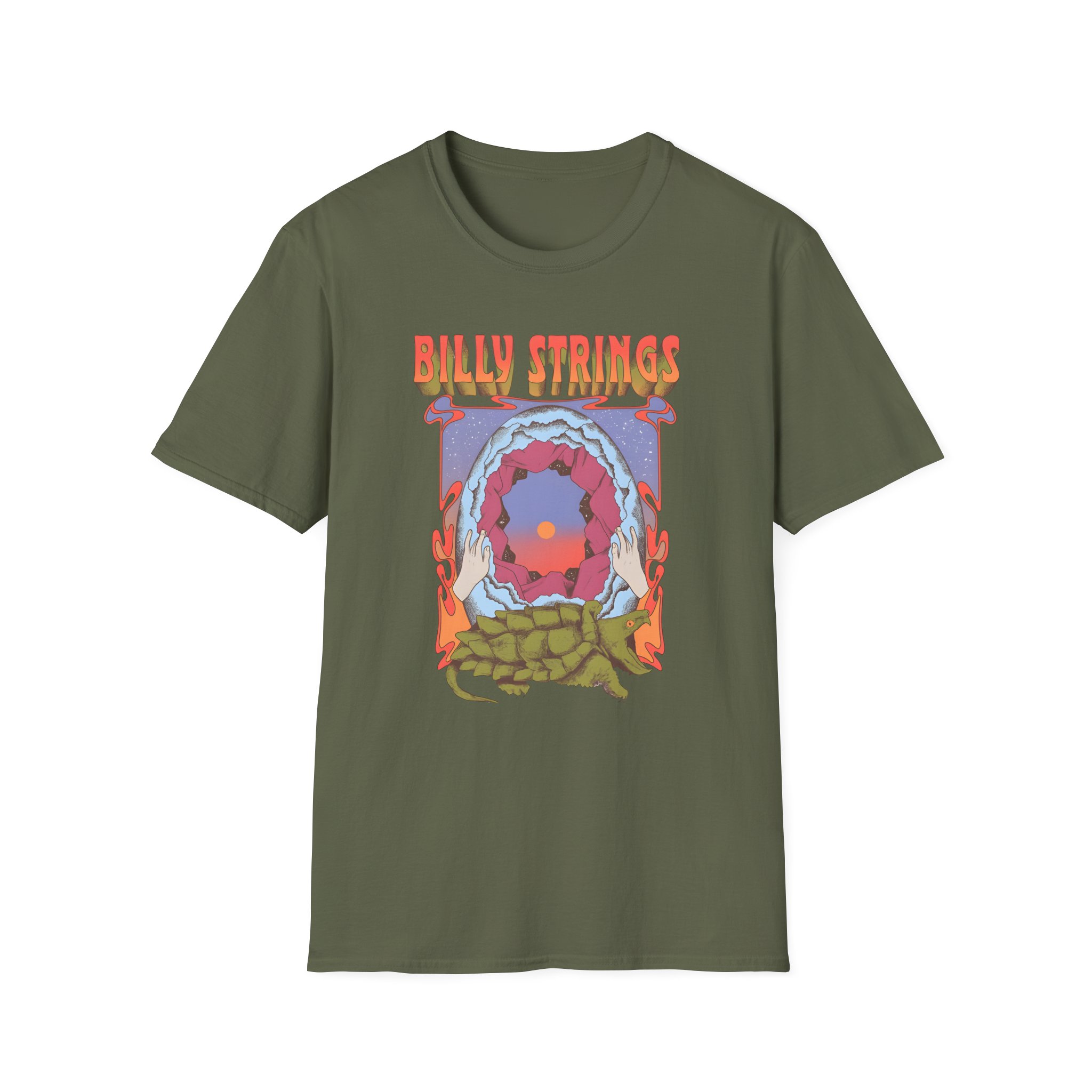 Billy Strings Snapping Turtle Unisex Softstyle T-Shirt