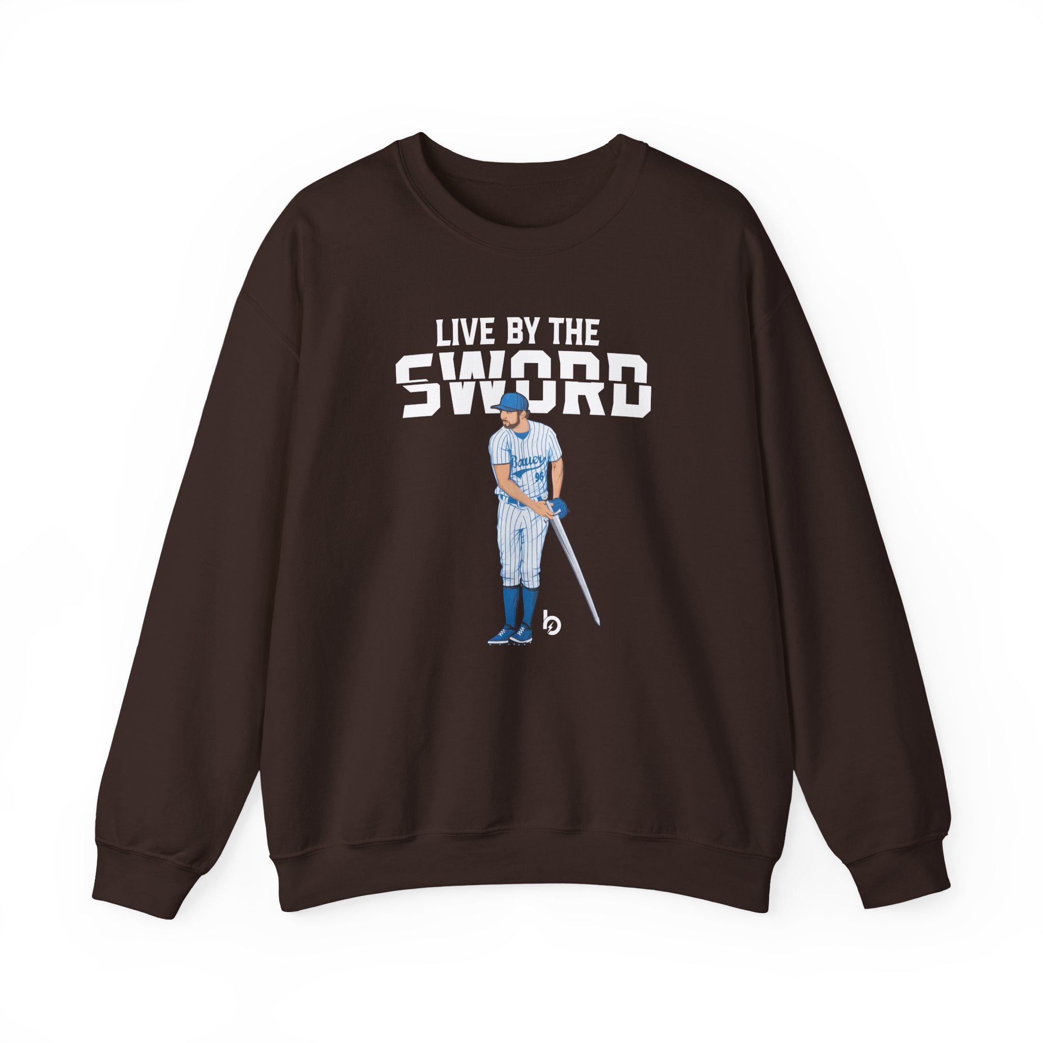 Trevor Bauer Live By The Sword Unisex Heavy Blendâ„¢ Crewneck Sweatshirt