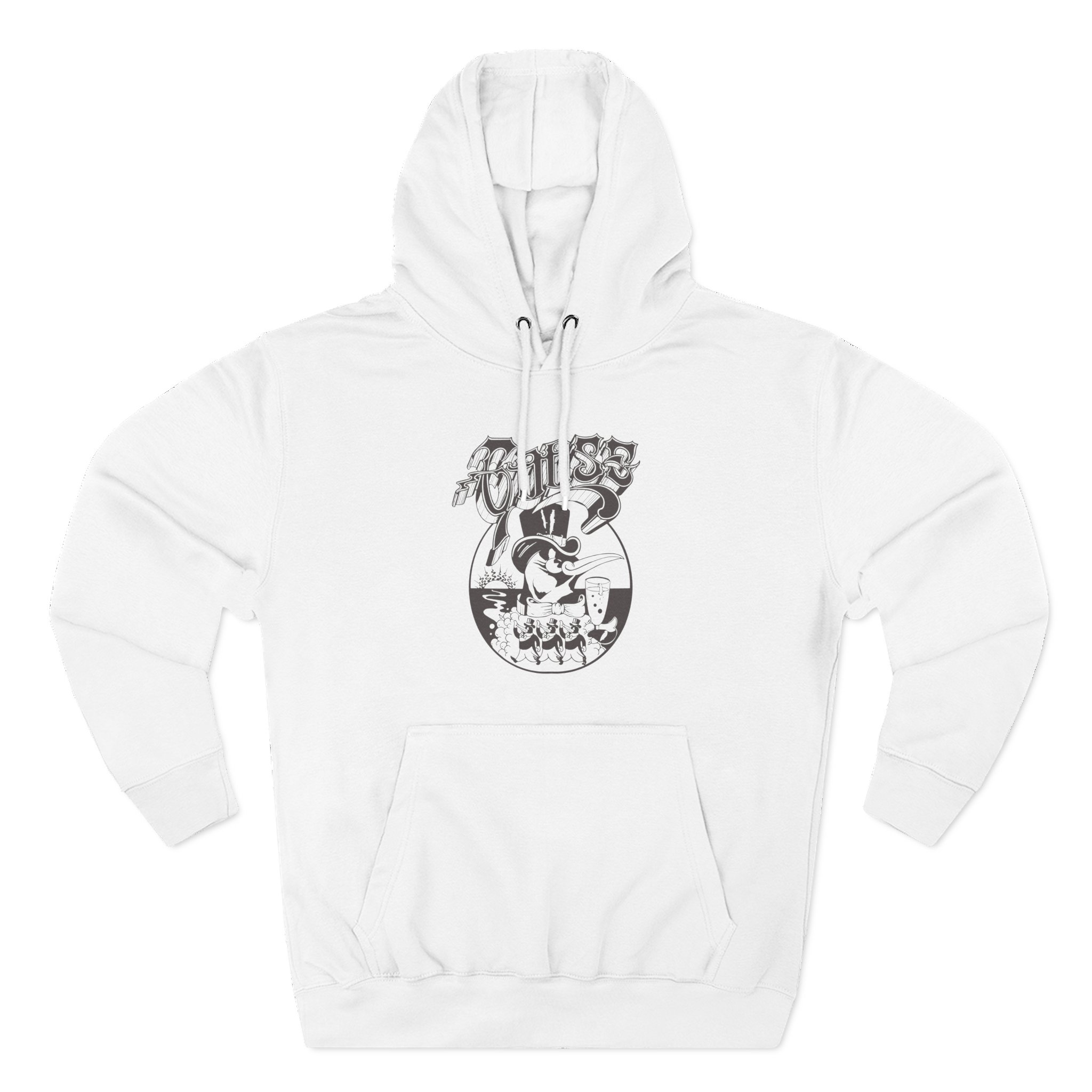 Goose Three-Panel Fleece Hoodie