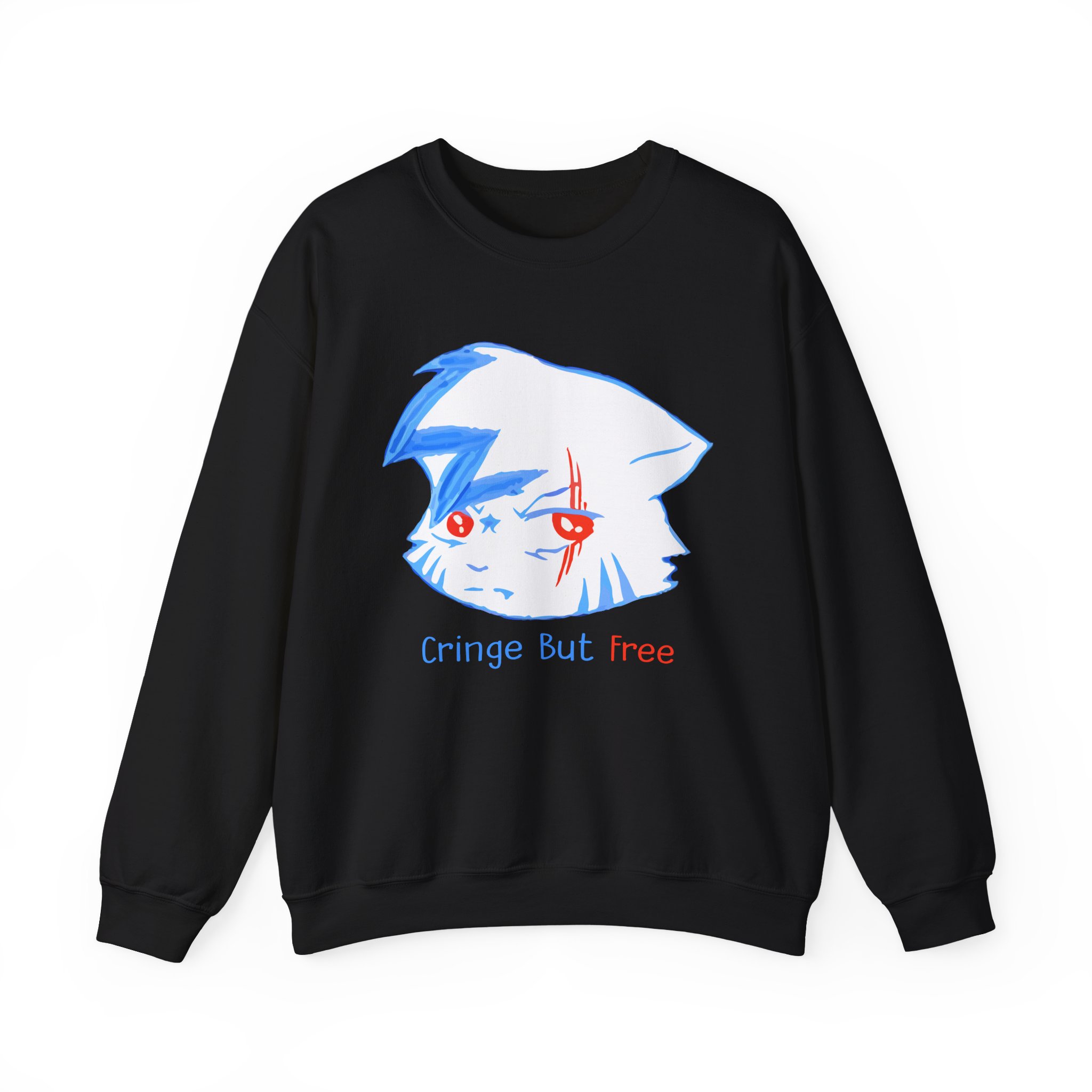Izzzyzzz Cringe but Free Unisex Heavy Blendâ„¢ Crewneck Sweatshirt