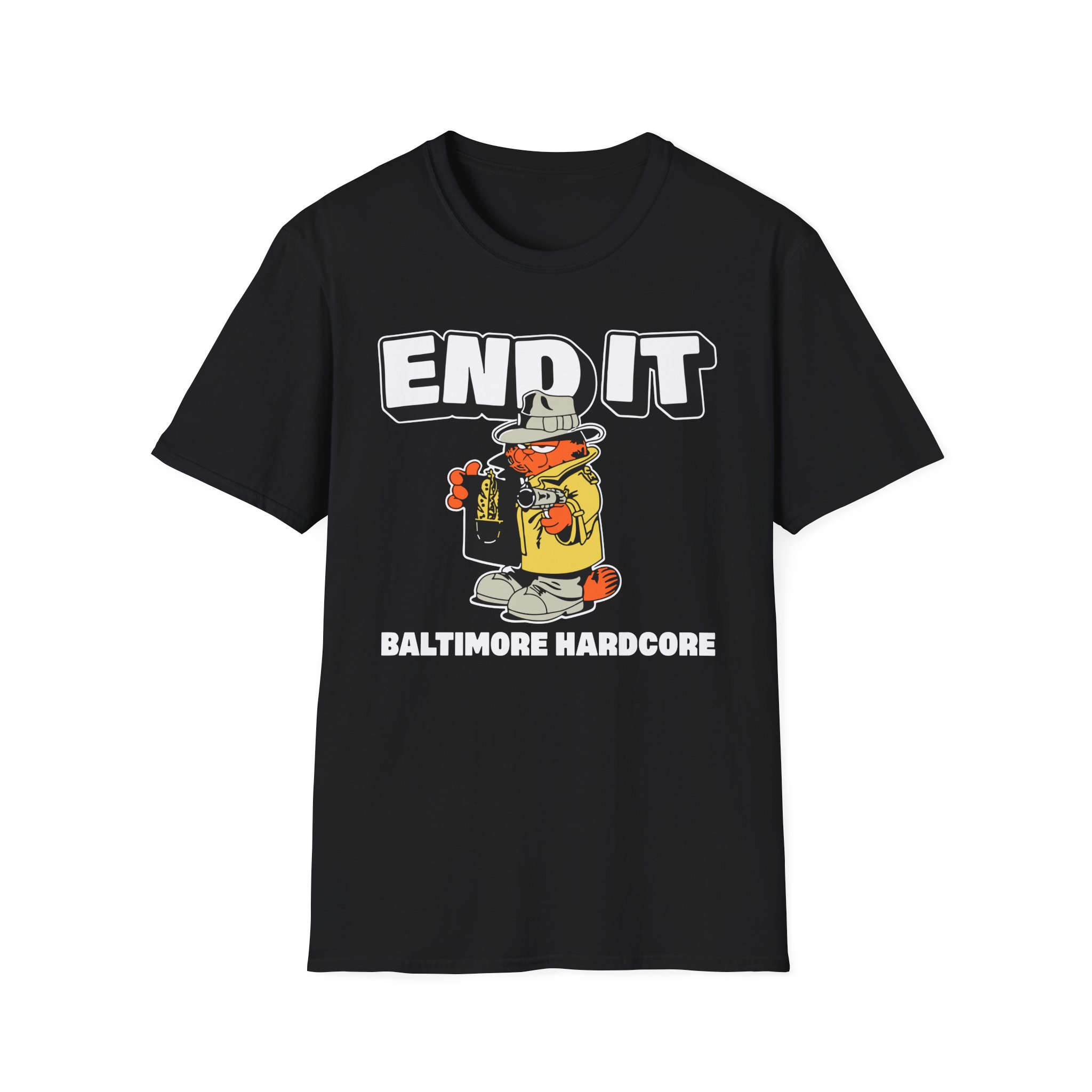 End It Baltimore Hardcore Unisex Softstyle T-Shirt