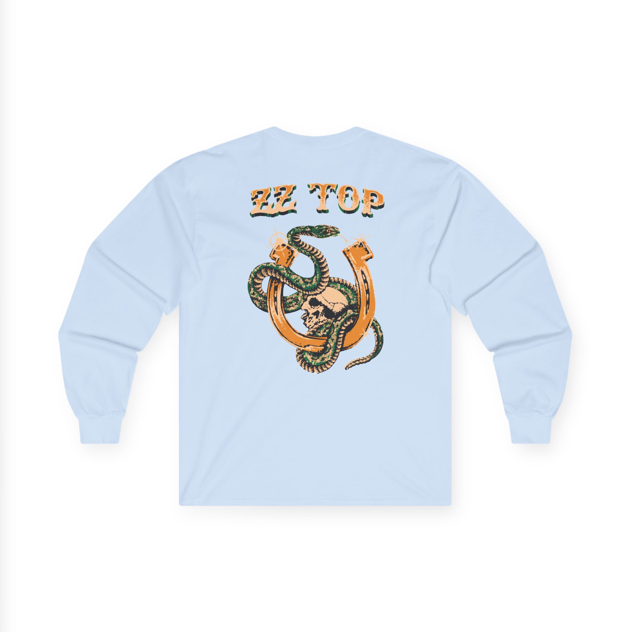ZZ Top Snake Skull Unisex Ultra Cotton Long Sleeve Tee