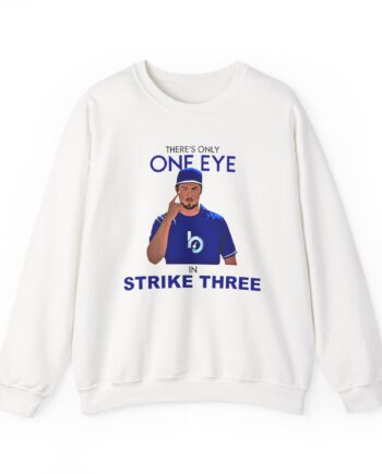 Trevor Bauer There’s Only One Eye in Strike Three Unisex Heavy Blend™ Crewneck Sweatshirt