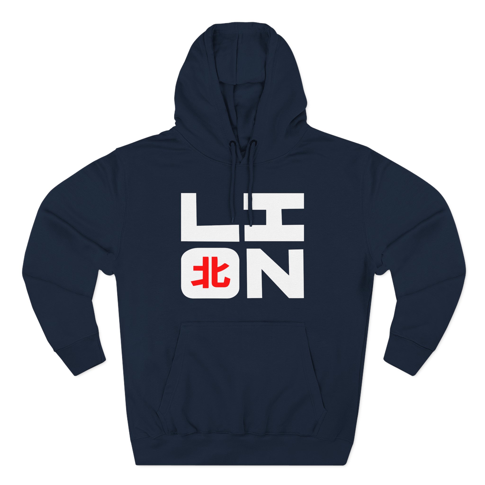 Northernlion Lion Square Three-Panel Fleece Hoodie