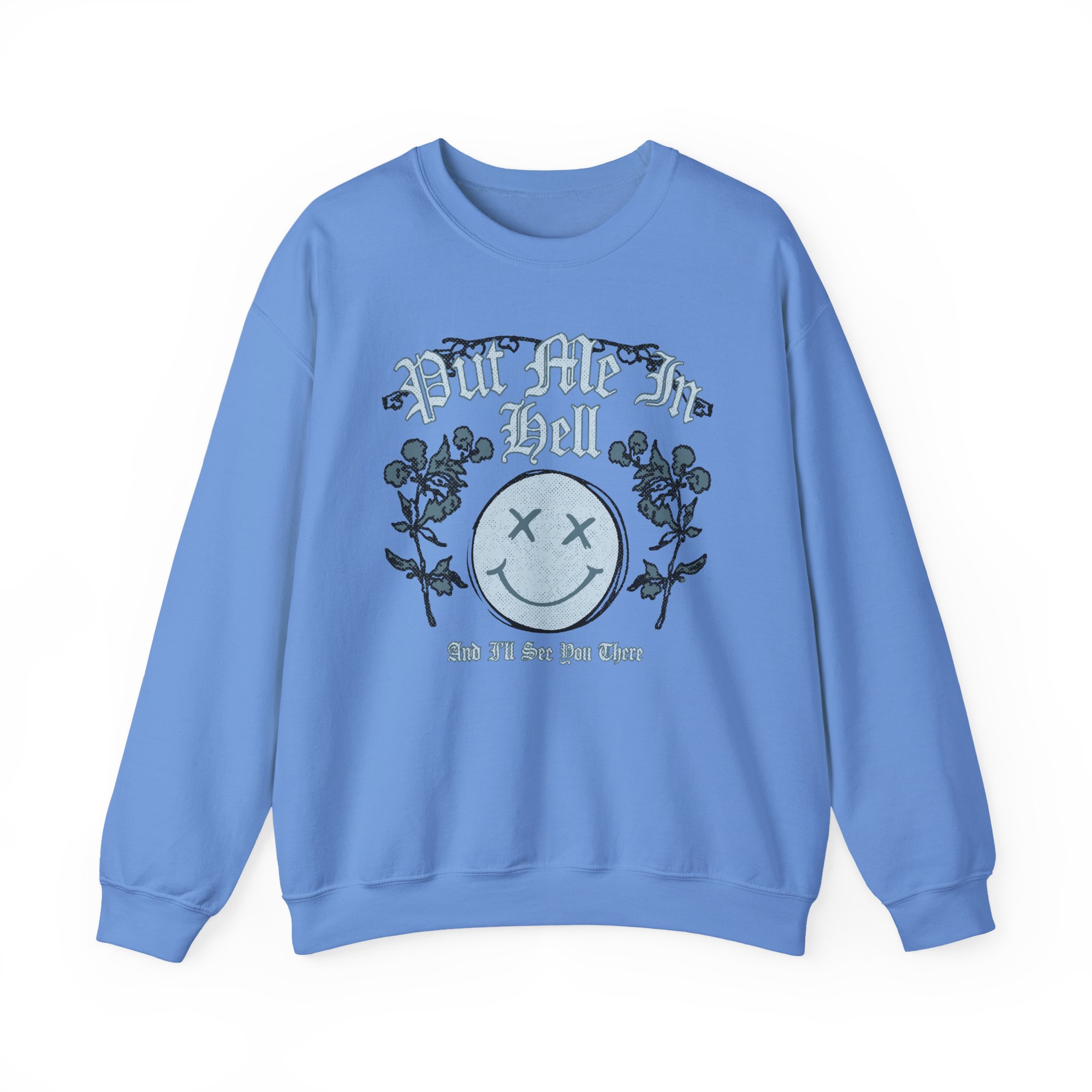 Kallmekris Put Me in Hell Unisex Heavy Blendâ„¢ Crewneck Sweatshirt