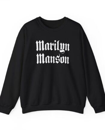 Marilyn Manson Goth Logo Unisex Heavy Blend™ Crewneck Sweatshirt