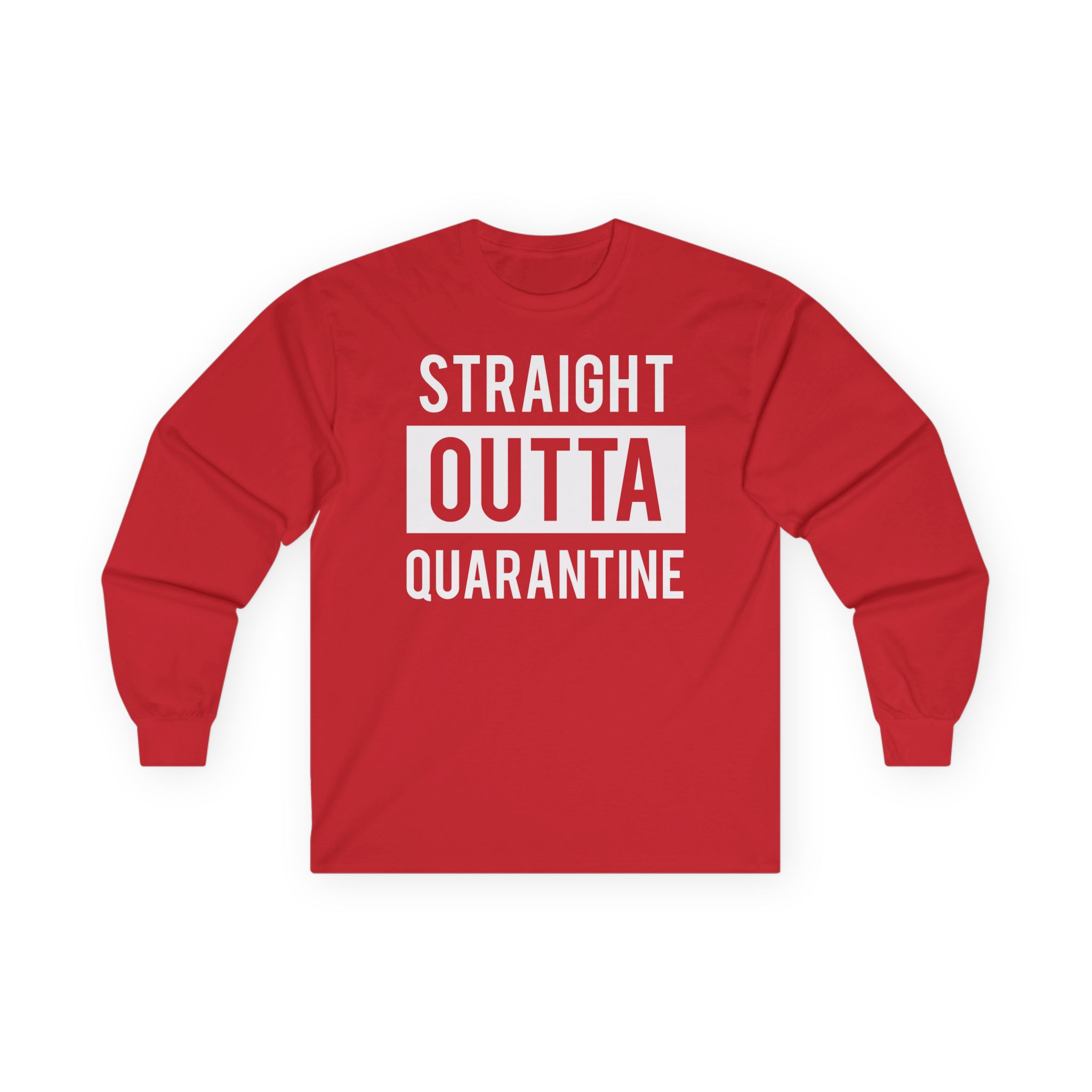NWA Straight Outta Quarantine Unisex Ultra Cotton Long Sleeve Tee