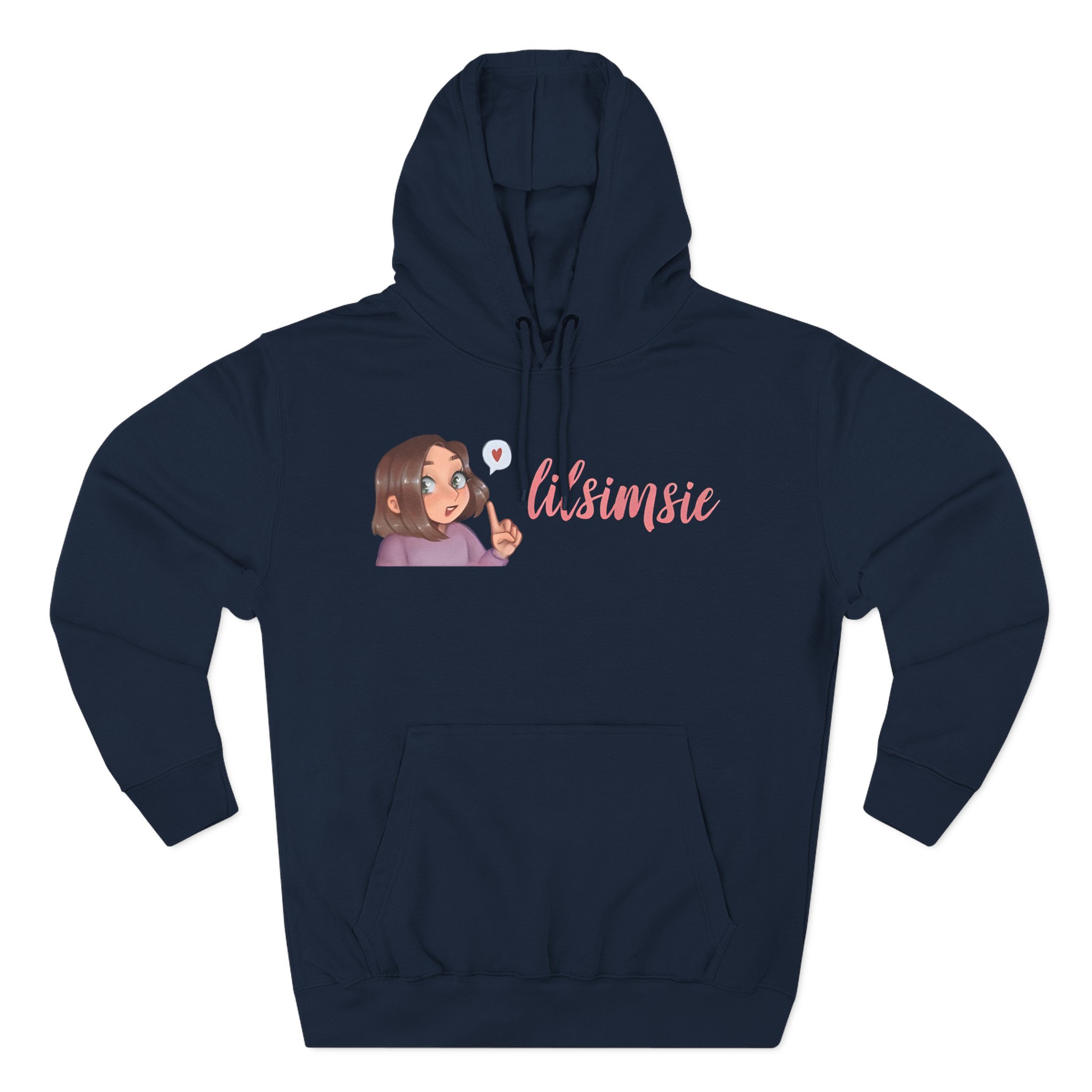 Lilsimsie Three-Panel Fleece Hoodie