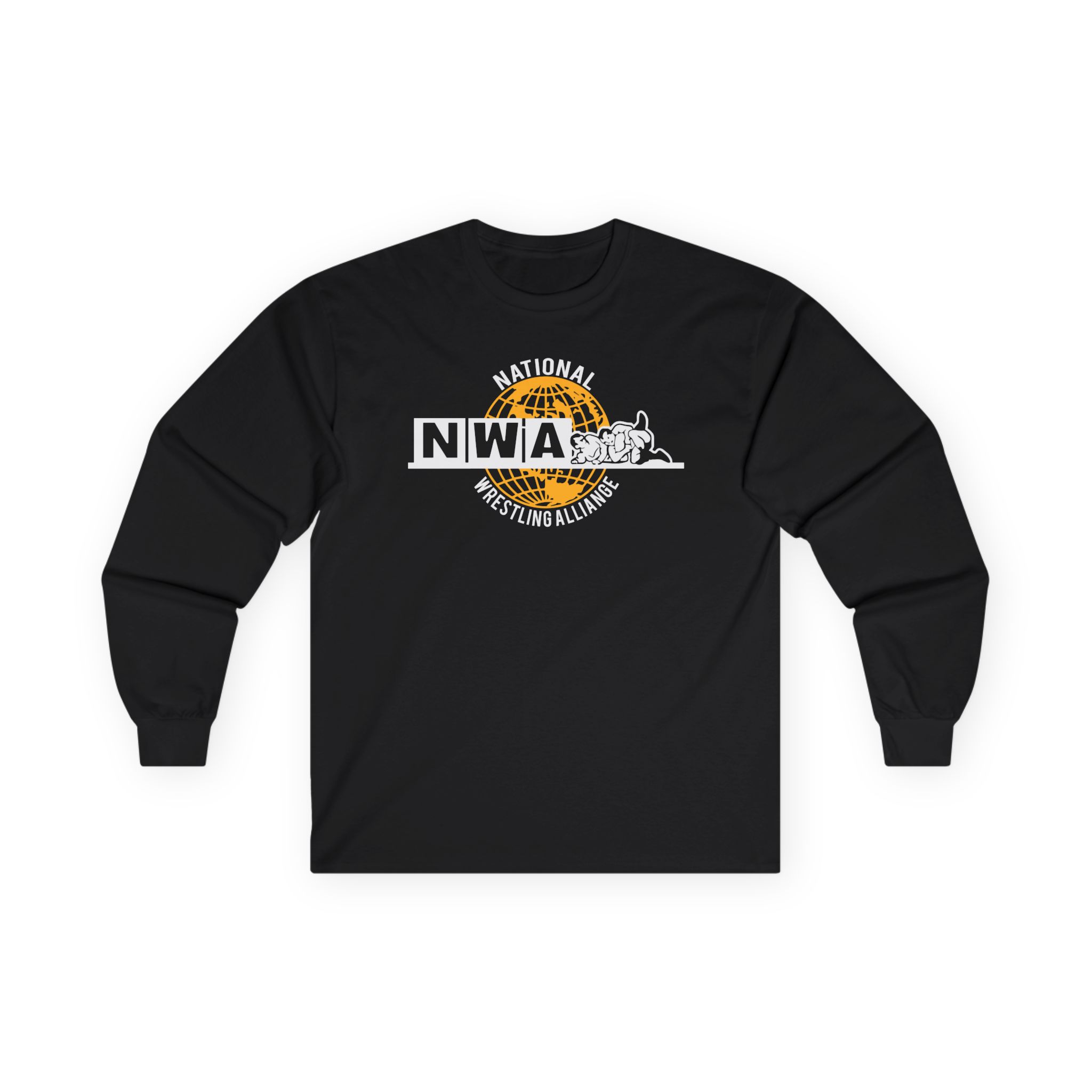 NWA National Wrestling Alliance Unisex Ultra Cotton Long Sleeve Tee
